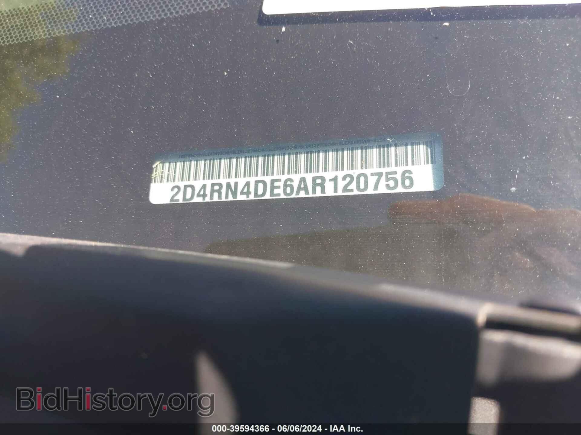 2010 DODGE GRAND CARAVAN - VIN: 2D4RN4DE6AR120756 - Фото 9