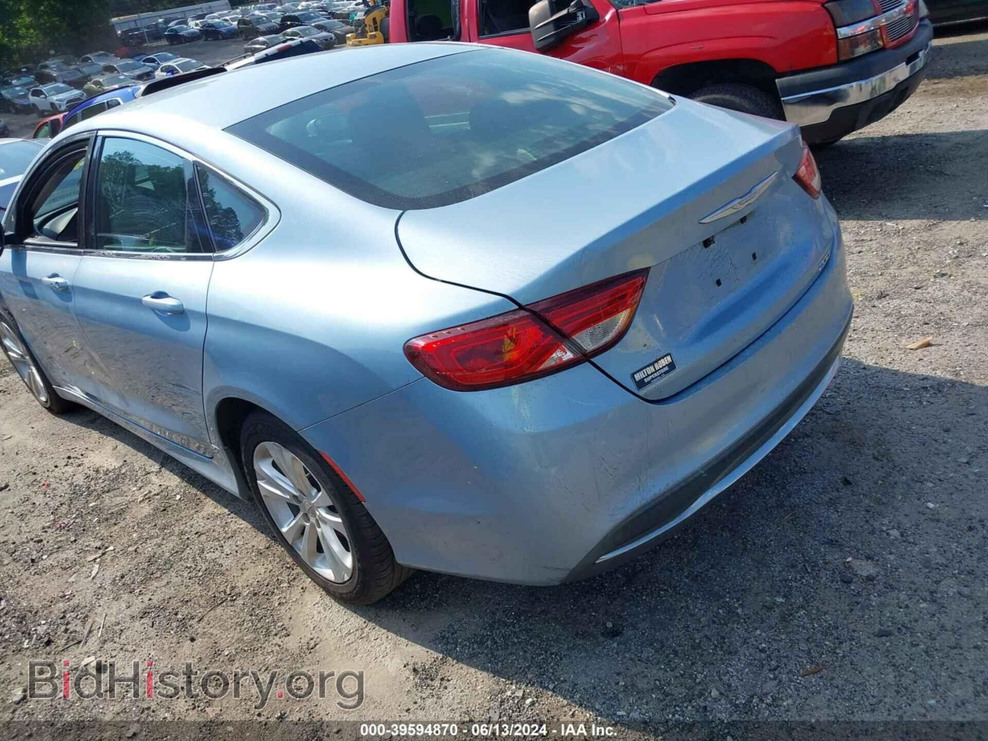 2015 CHRYSLER 200 - VIN: 1C3CCCAB1FN662272 - Фото 3