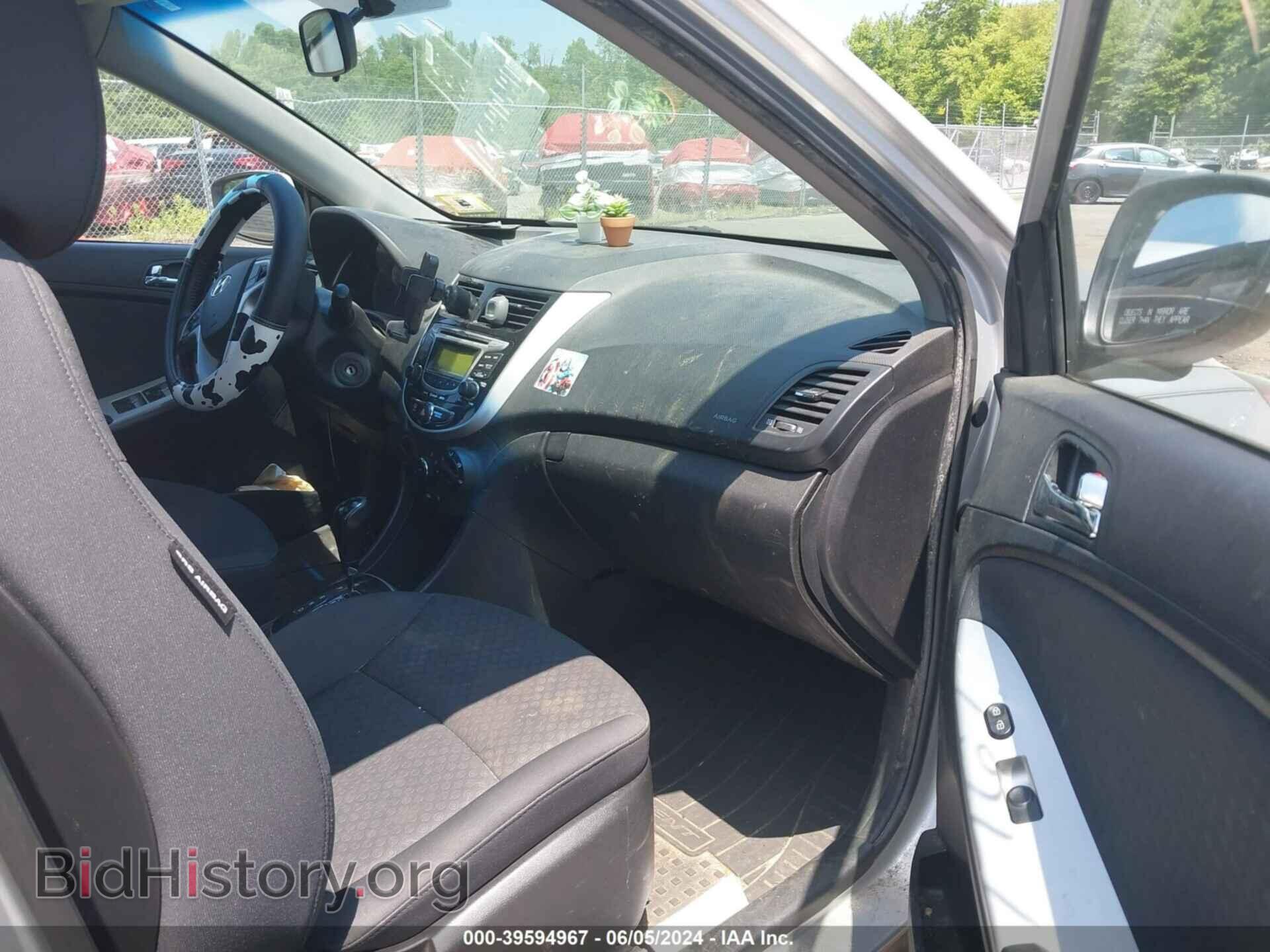 2012 HYUNDAI ACCENT - VIN: KMHCU5AE2CU042977 - Фото 5