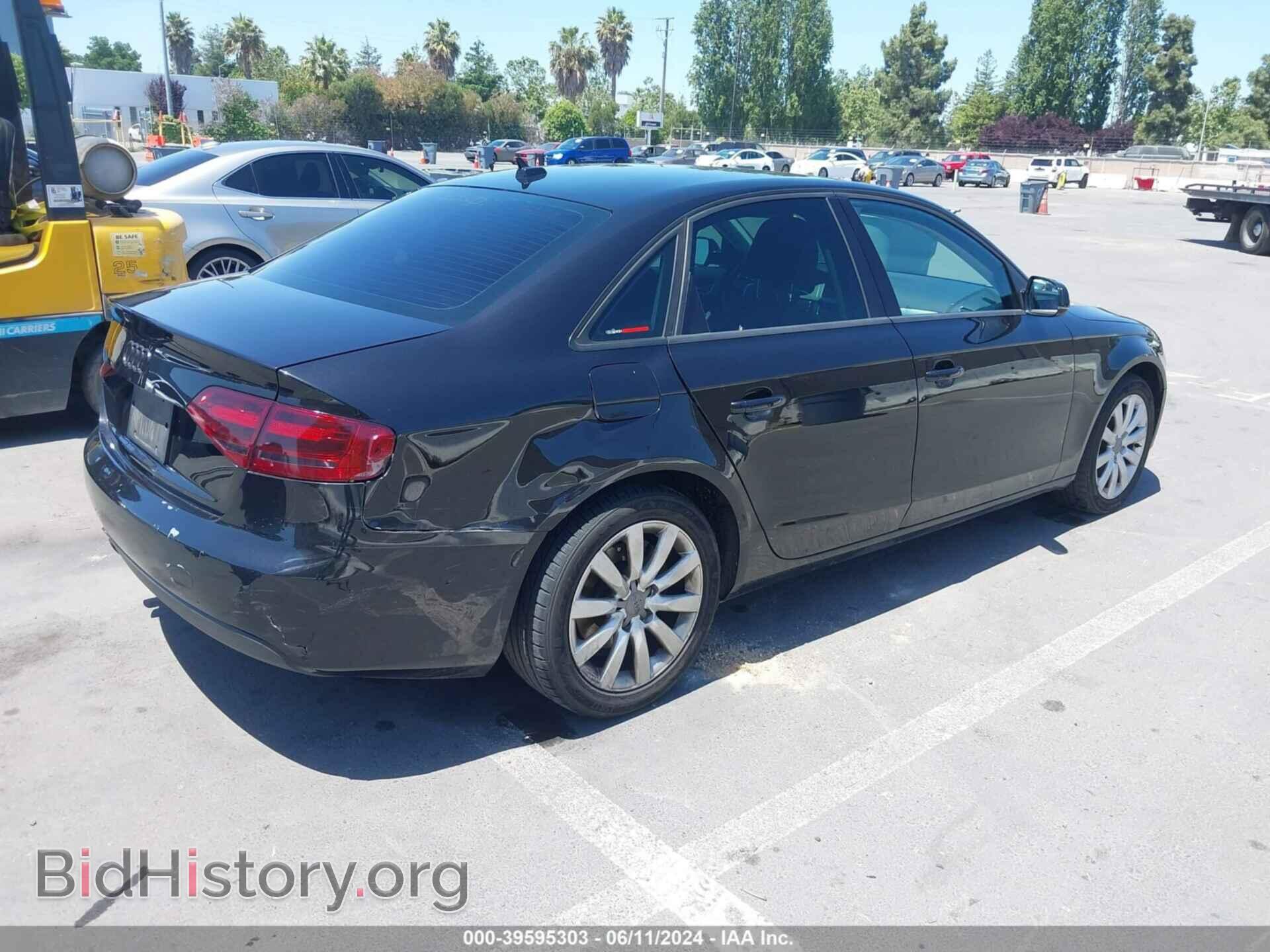 2012 AUDI A4 - VIN: WAUAFAFL8CN008569 - Фото 4