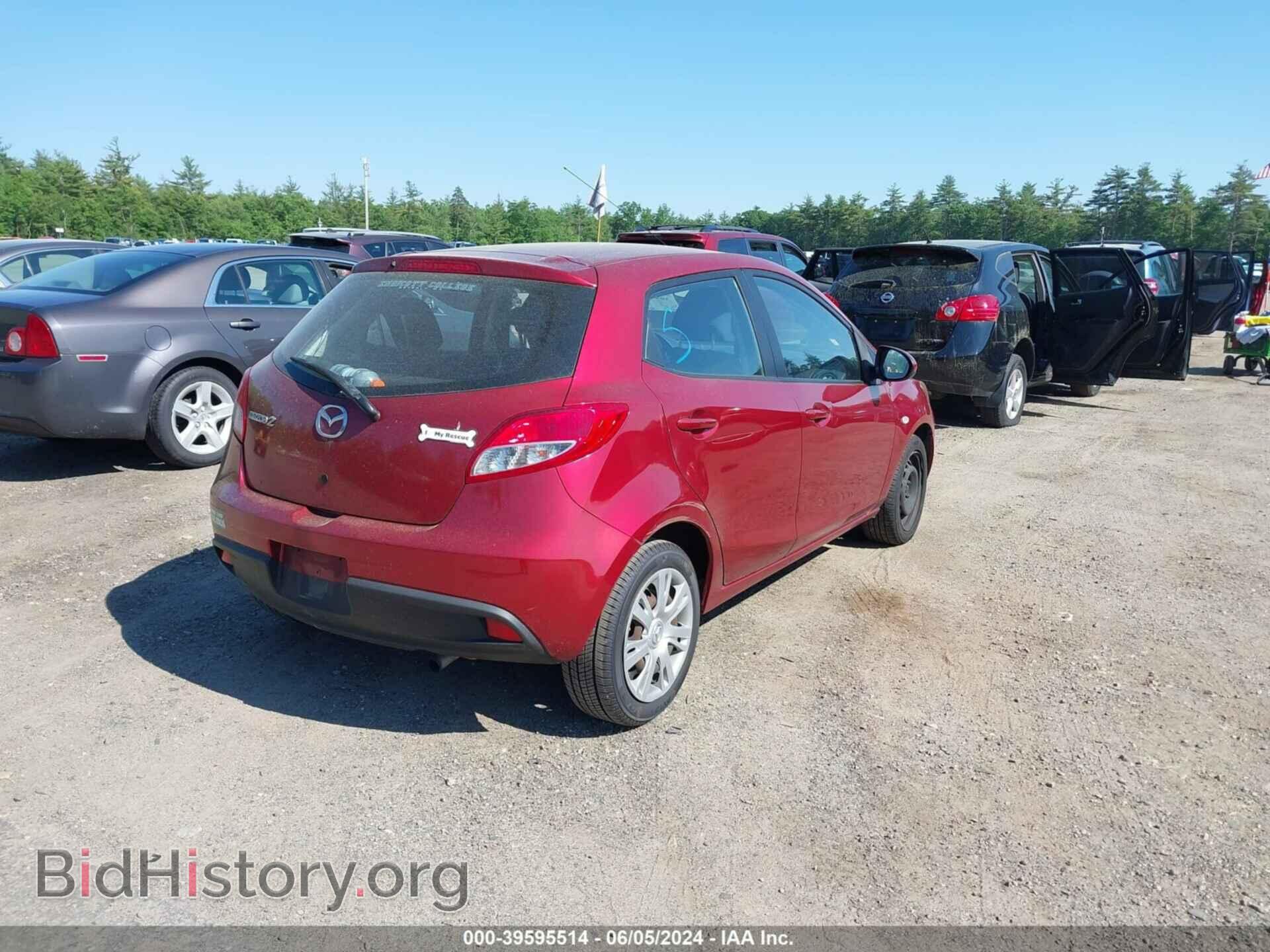 2014 MAZDA MAZDA2 - VIN: JM1DE1KY9E0181893 - Фото 4