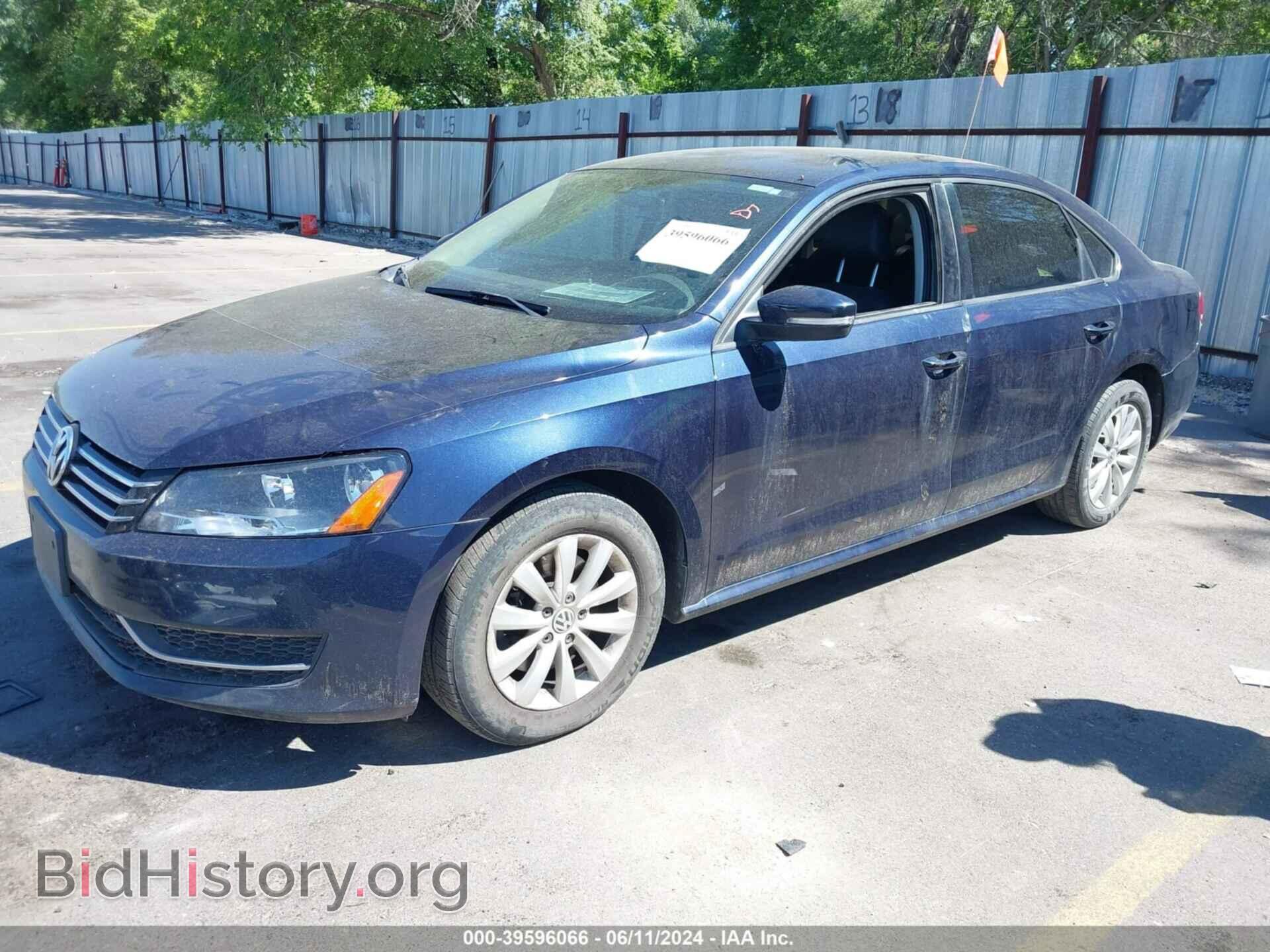2014 VOLKSWAGEN PASSAT - VIN: 1VWAP7A34EC009871 - Фото 2