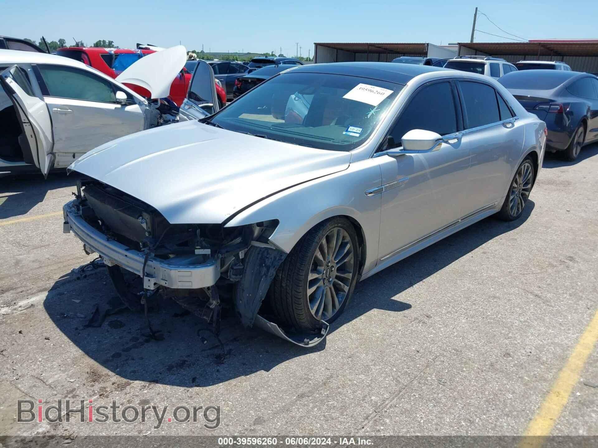 2017 LINCOLN CONTINENTAL - VIN: 1LN6L9TK4H5602249 - Фото 2