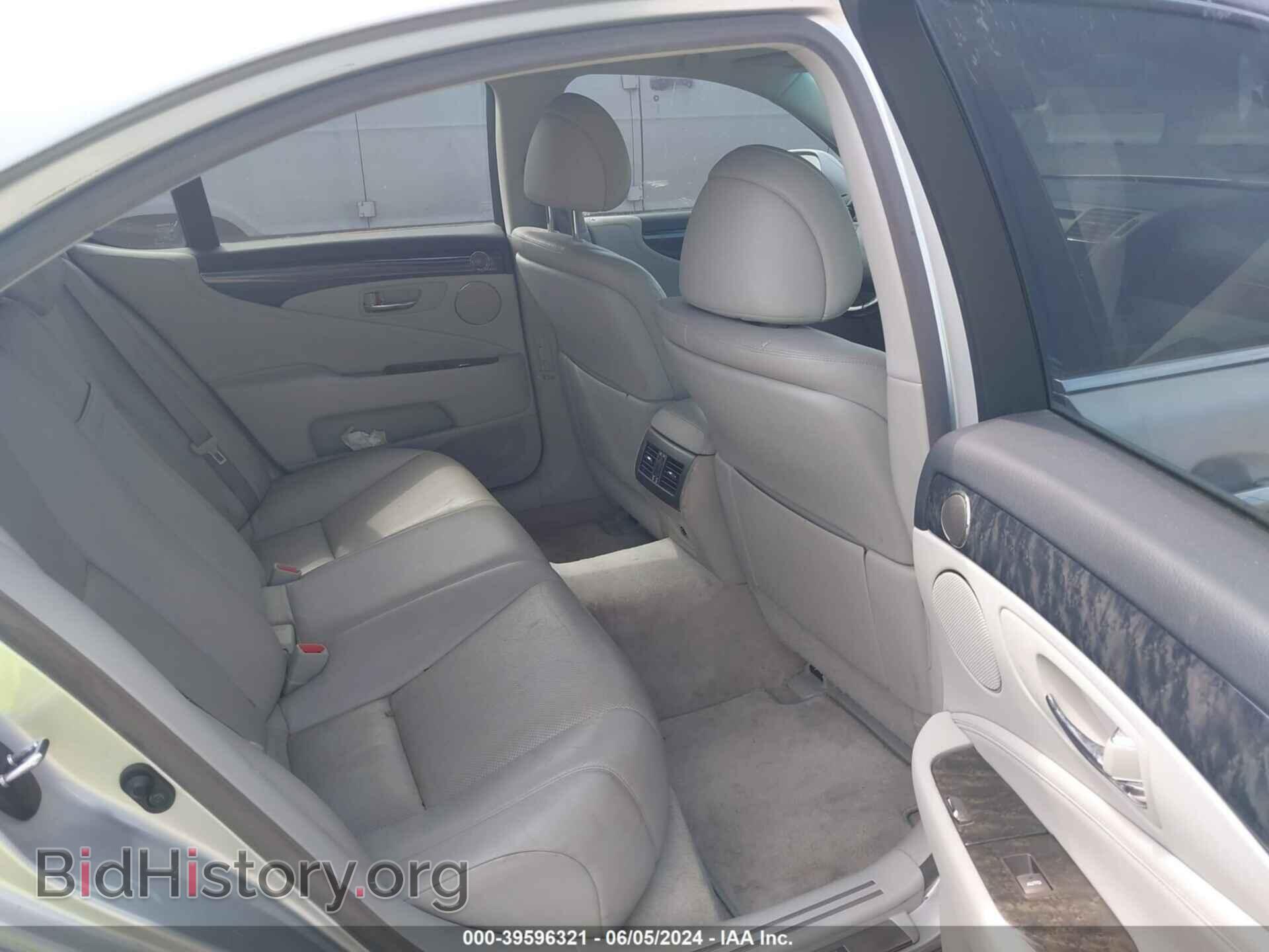 2007 LEXUS LS 460 - VIN: JTHBL46F275020135 - Фото 8