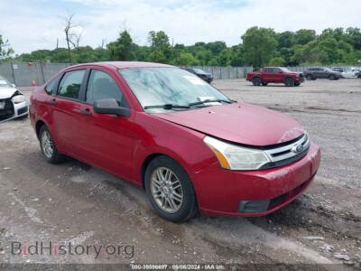 2009 Ford FOCUS SE, красный — VIN 1FAHP35N59W222117, IAAI