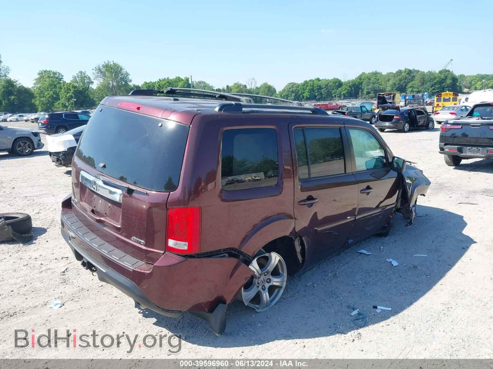 2012 HONDA PILOT - VIN: 5FNYF4H56CB074215 - Фото 4