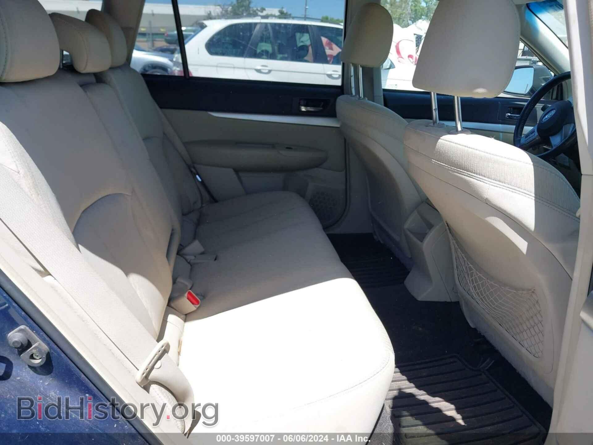 2011 SUBARU OUTBACK - VIN: 4S4BRBHC7B3427729 - Фото 8