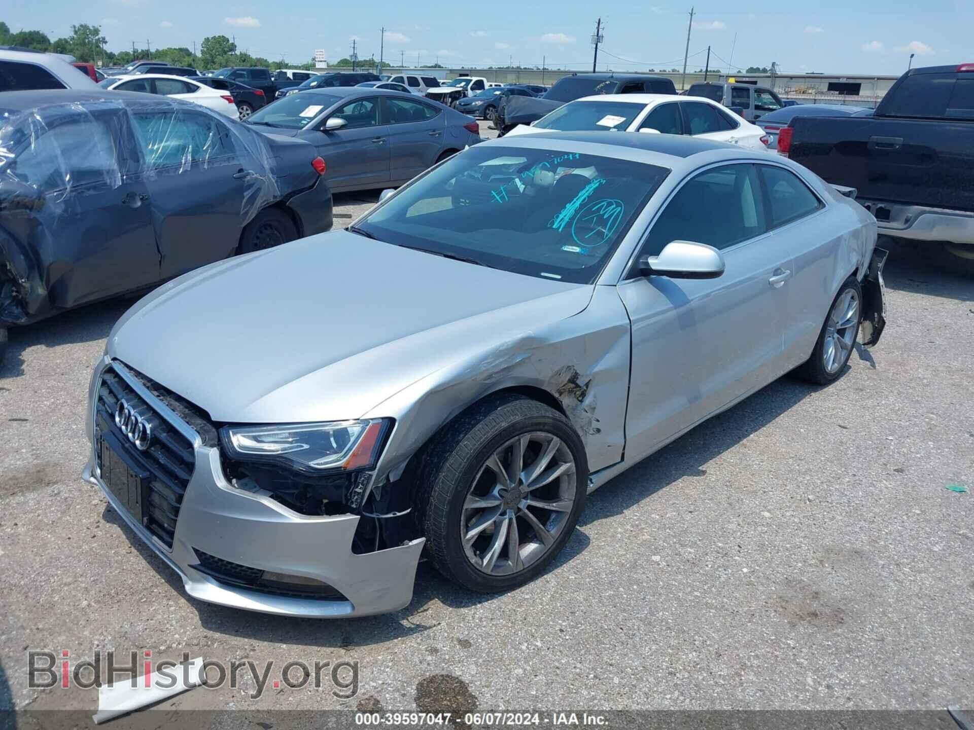 2013 AUDI A5 - VIN: WAULFAFRXDA067144 - Фото 2
