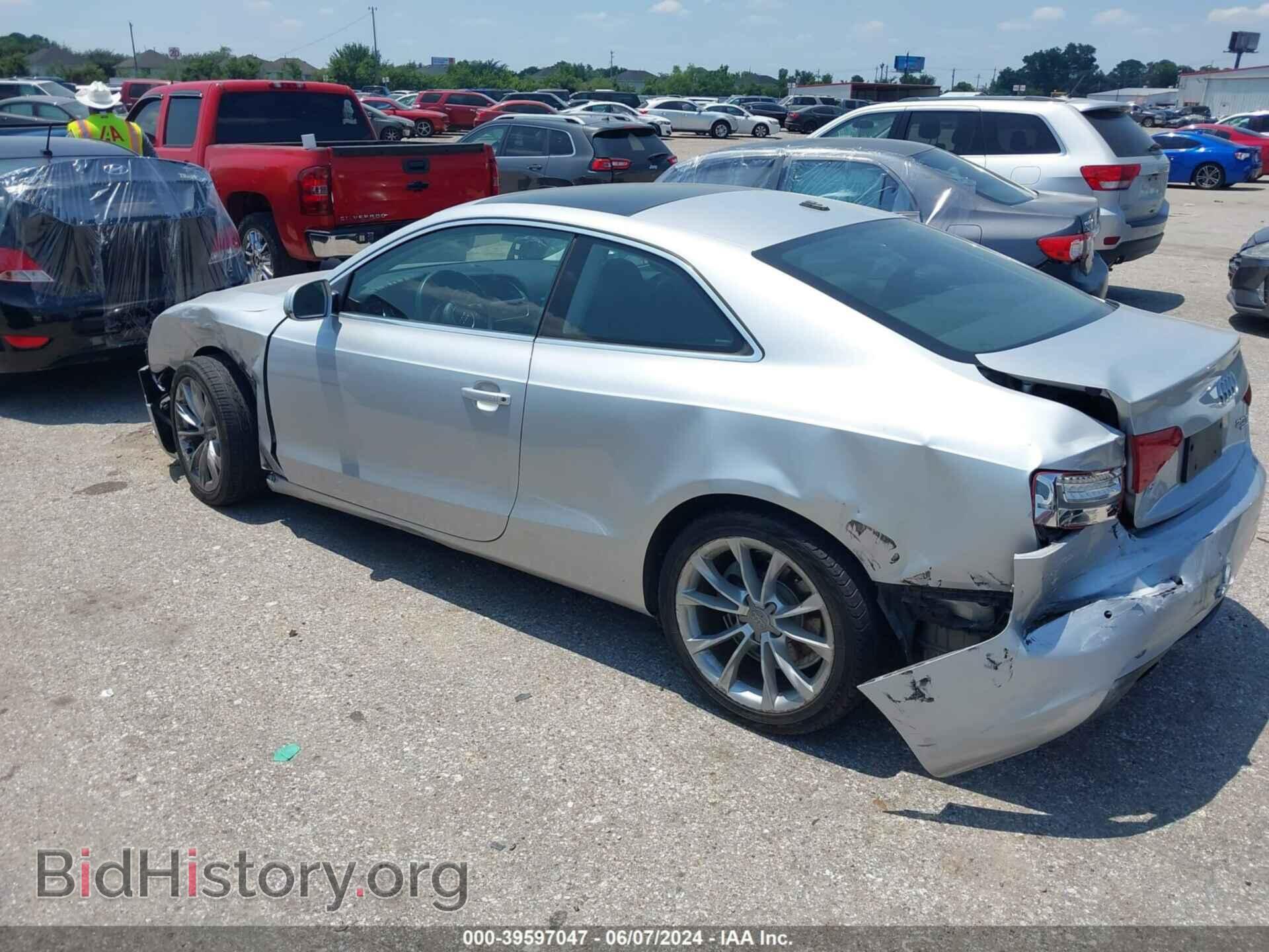 2013 AUDI A5 - VIN: WAULFAFRXDA067144 - Фото 3