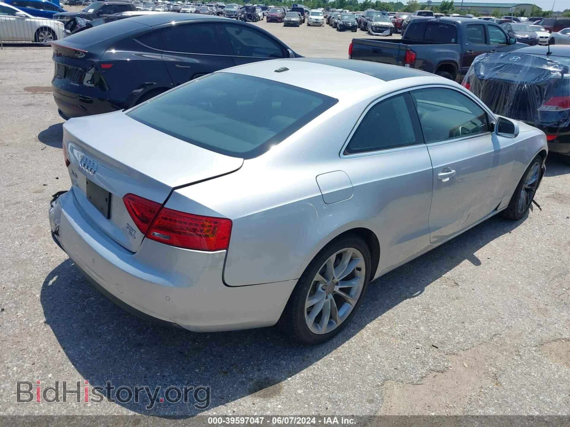 2013 AUDI A5 - VIN: WAULFAFRXDA067144 - Фото 4