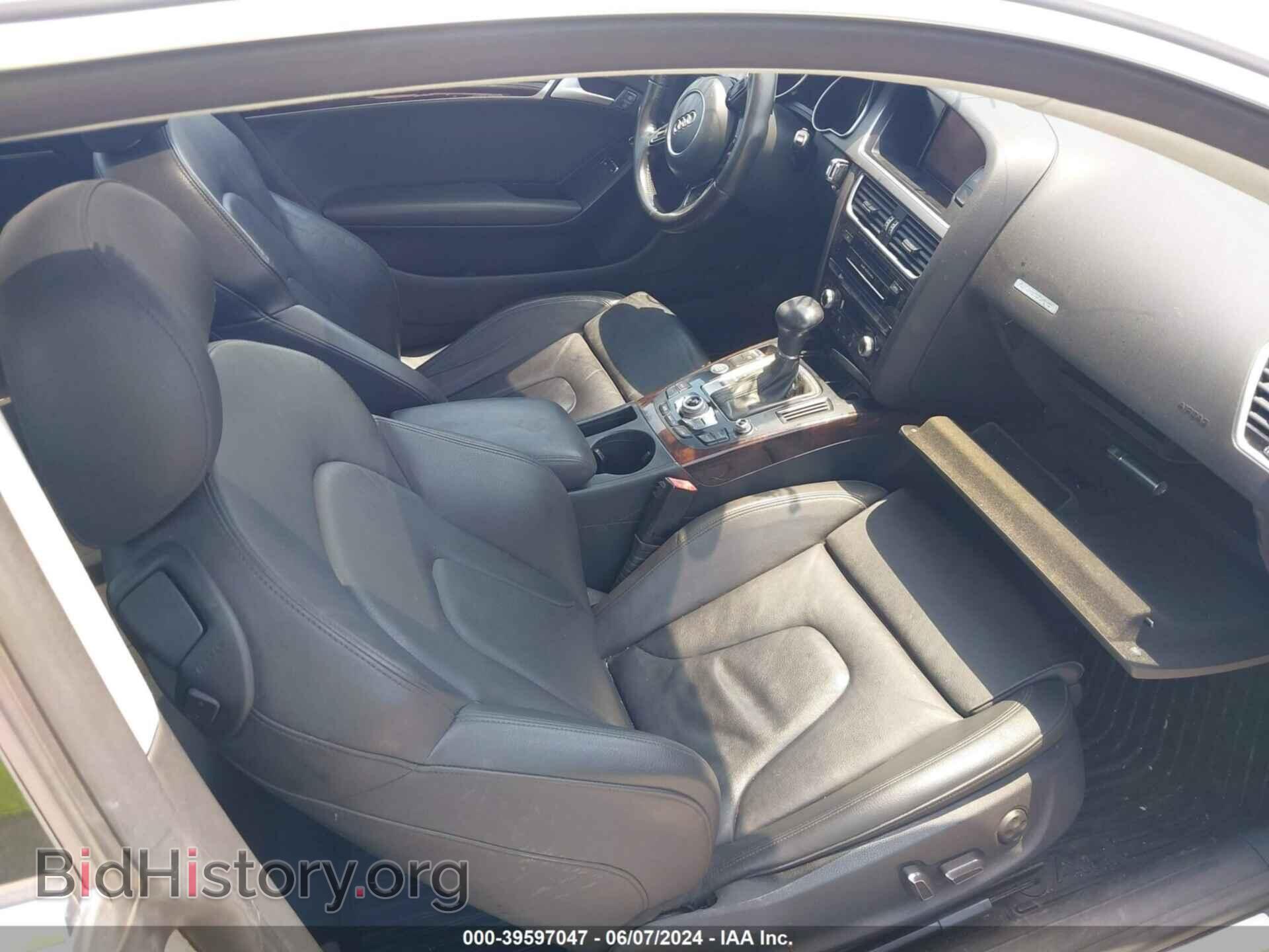2013 AUDI A5 - VIN: WAULFAFRXDA067144 - Фото 5