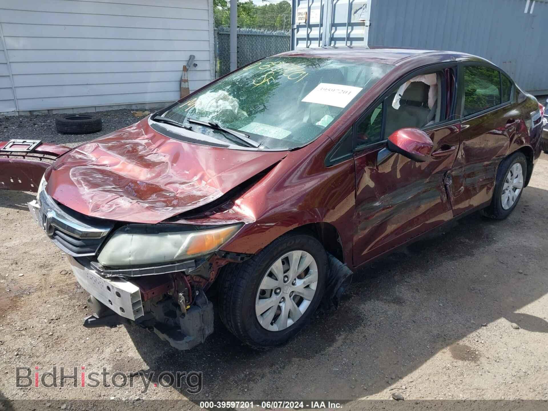 2012 HONDA CIVIC - VIN: 19XFB2F51CE349036 - Photo 6