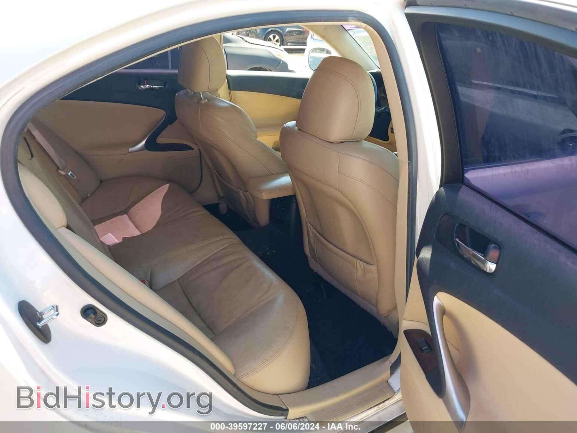 2008 LEXUS IS 250 - VIN: JTHBK262185085208 - Фото 8