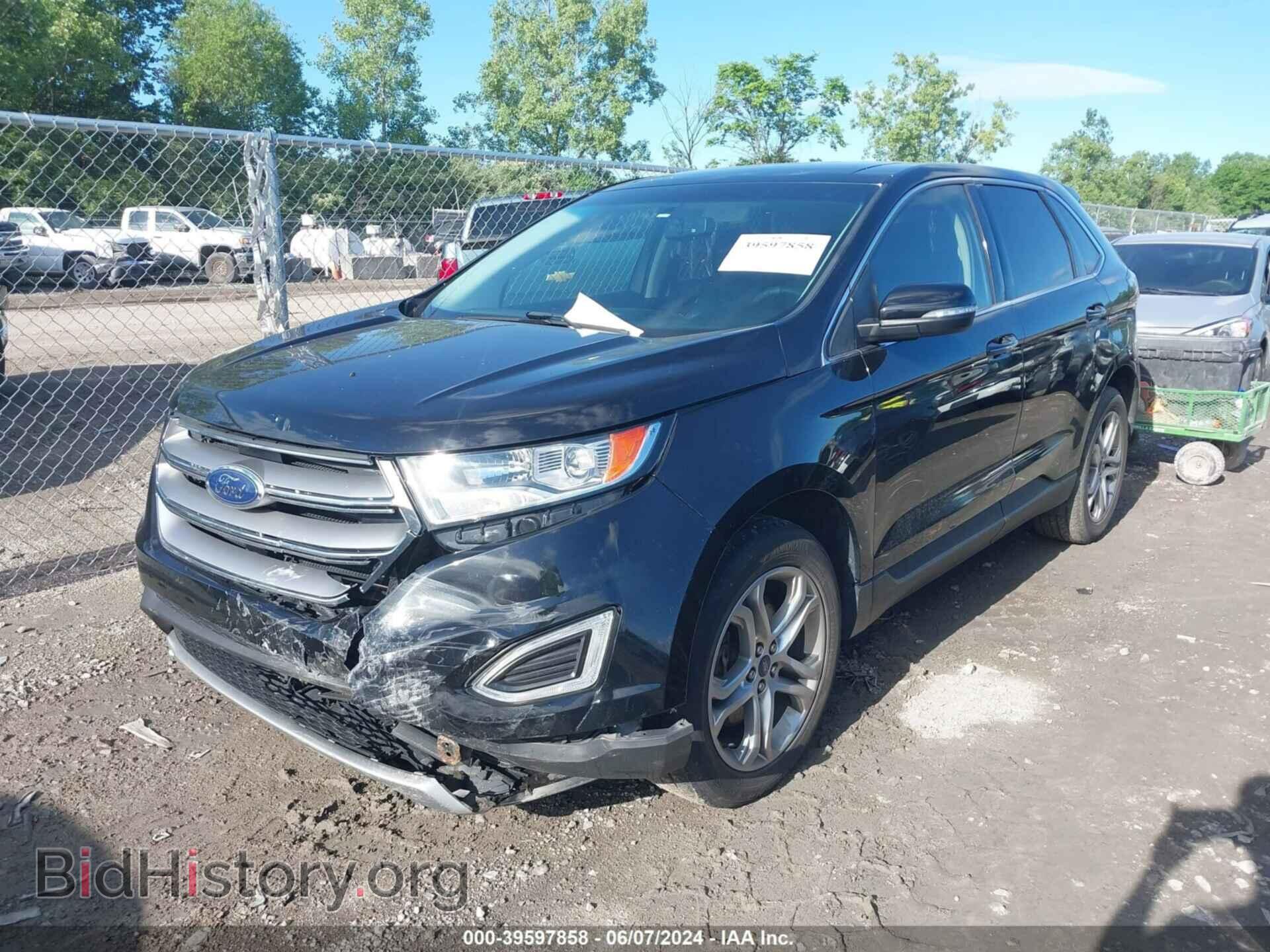 2016 FORD EDGE - VIN: 2FMPK4K90GBB47225 - Фото 2
