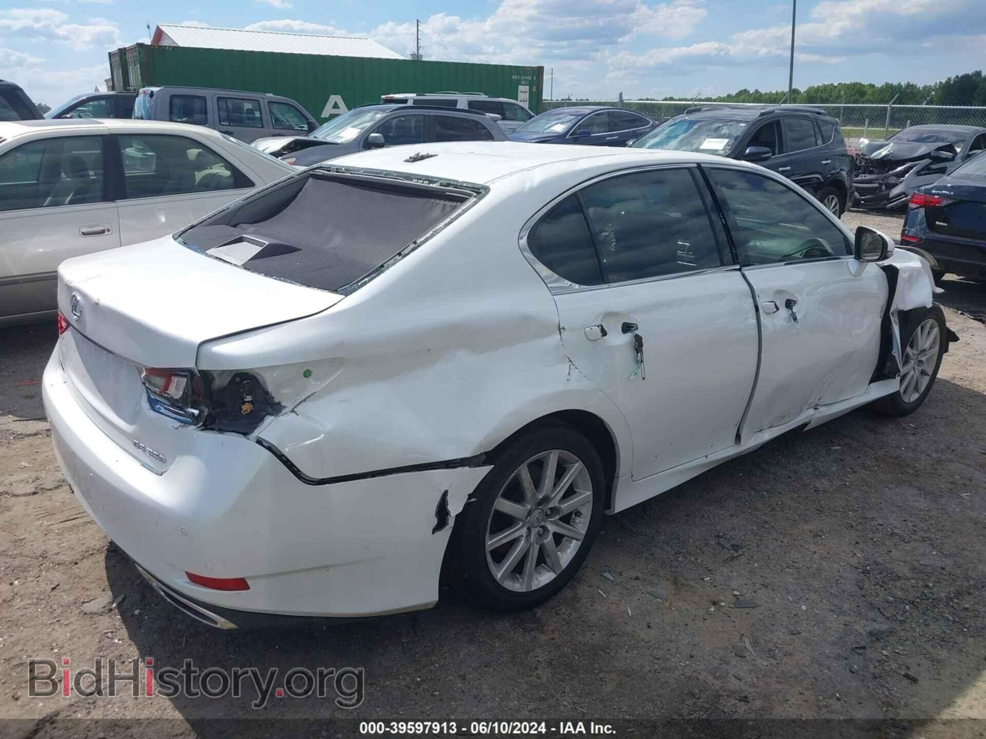 2013 LEXUS GS 350 - VIN: JTHBE1BL8D5001329 - Фото 4