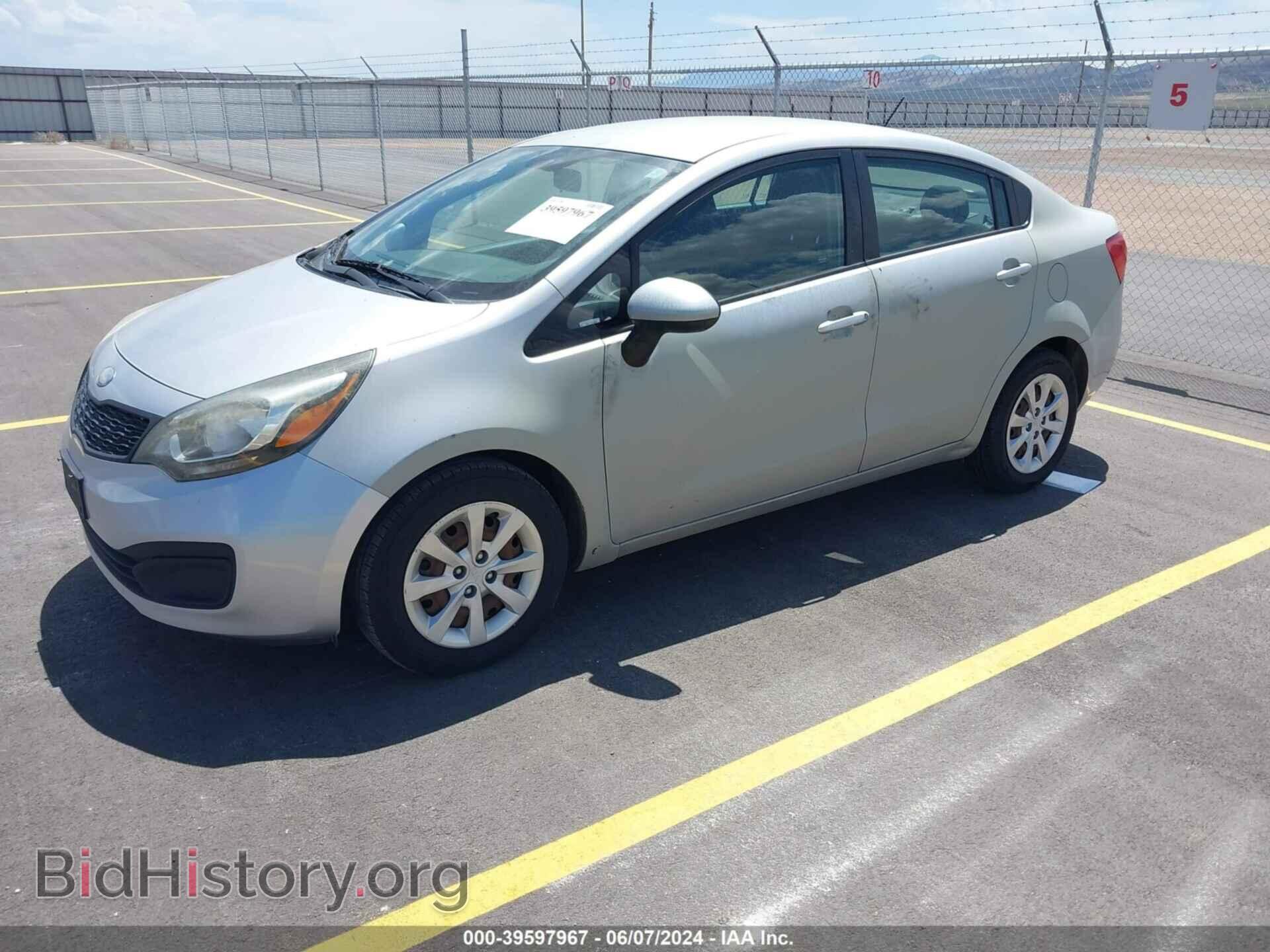 2013 KIA RIO - VIN: KNADM4A32D6240379 - Фото 2