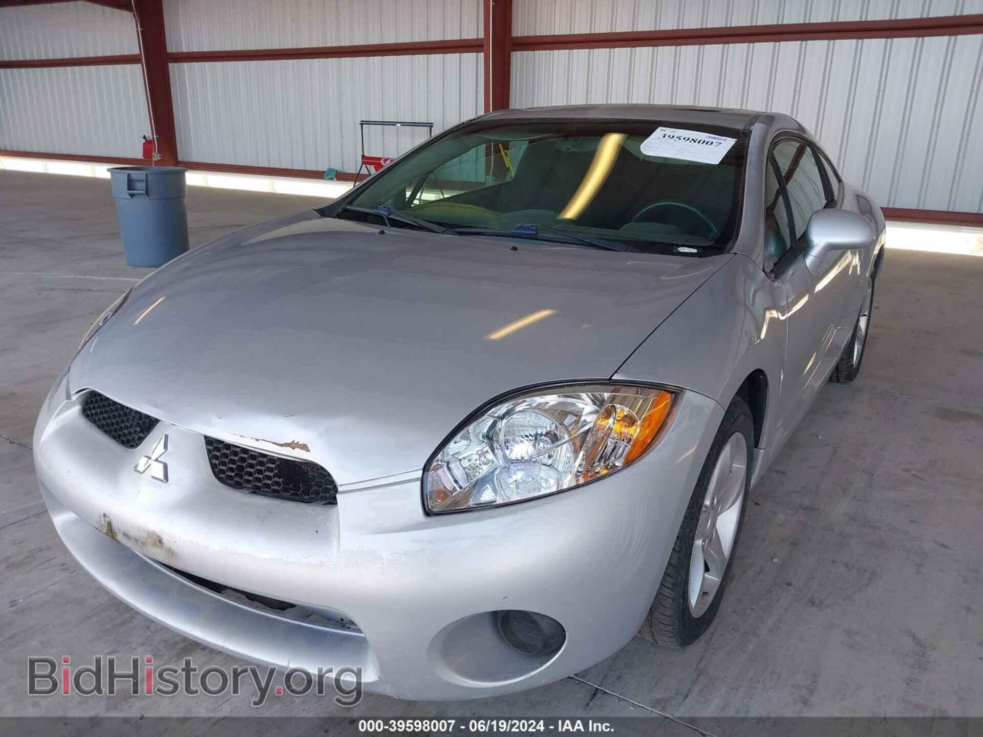 2007 MITSUBISHI ECLIPSE - VIN: 4A3AK24F47E044389 - Фото 2