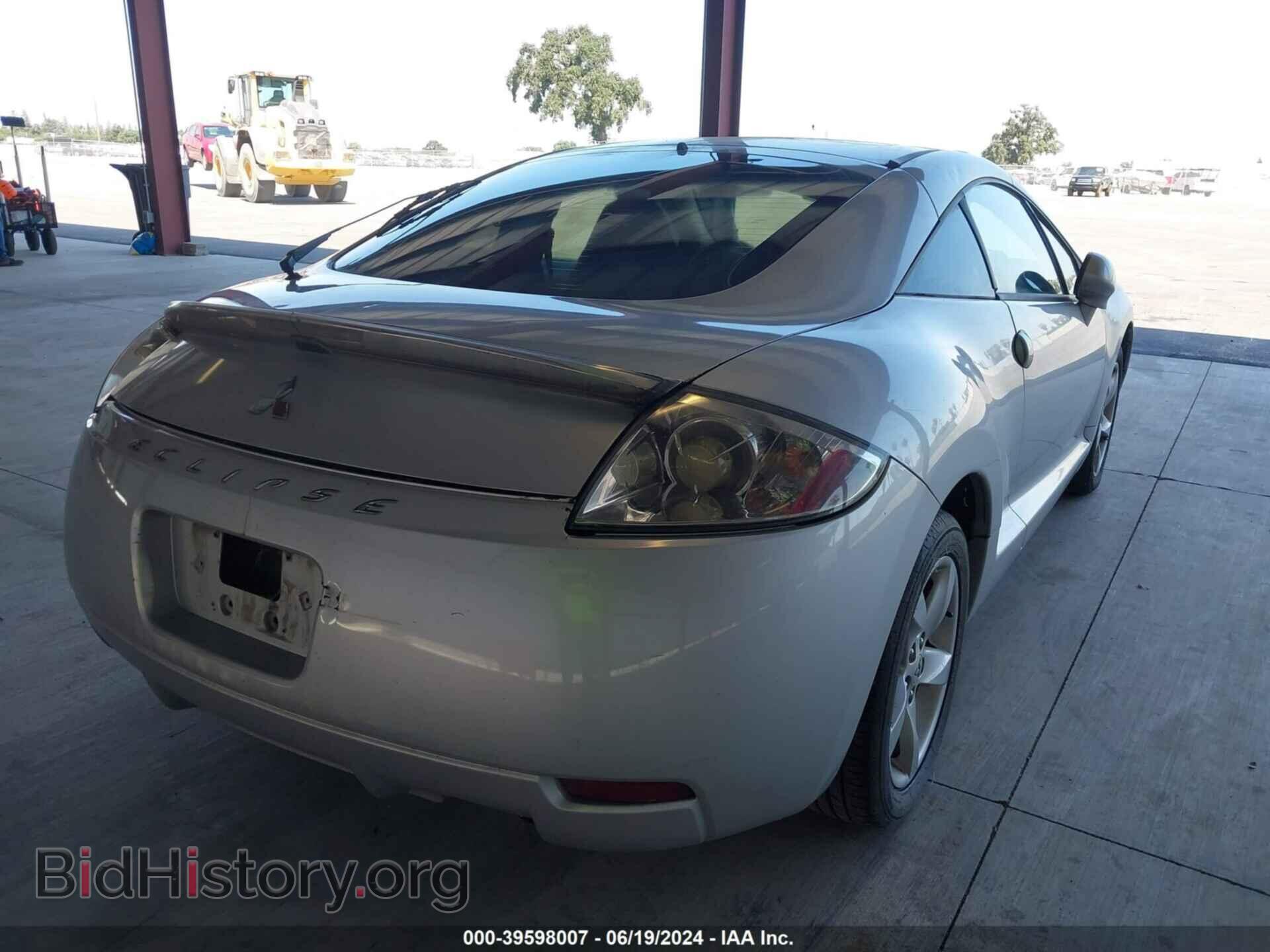 2007 MITSUBISHI ECLIPSE - VIN: 4A3AK24F47E044389 - Фото 4