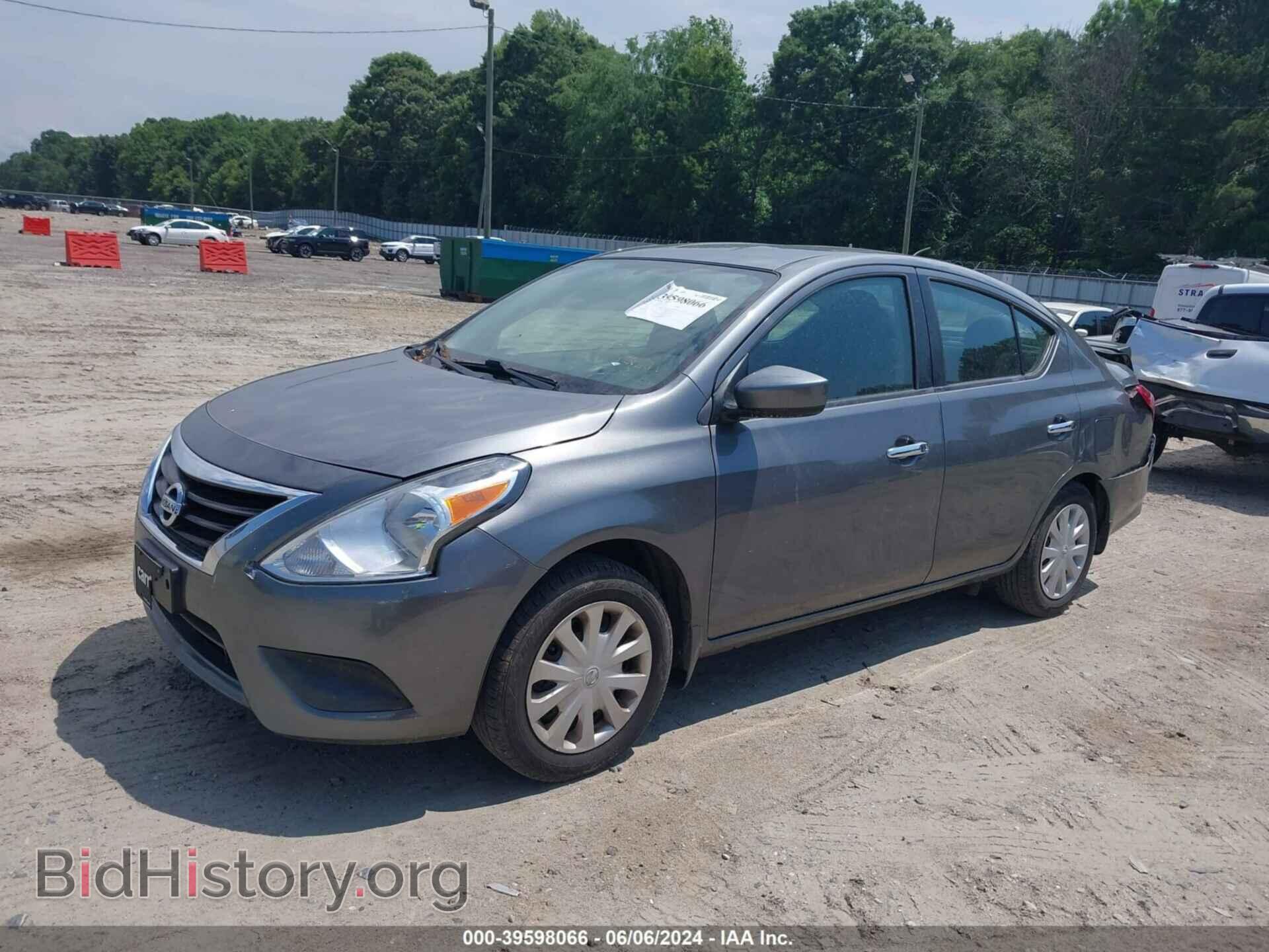 2019 NISSAN VERSA - VIN: 3N1CN7AP3KL827549 - Фото 2