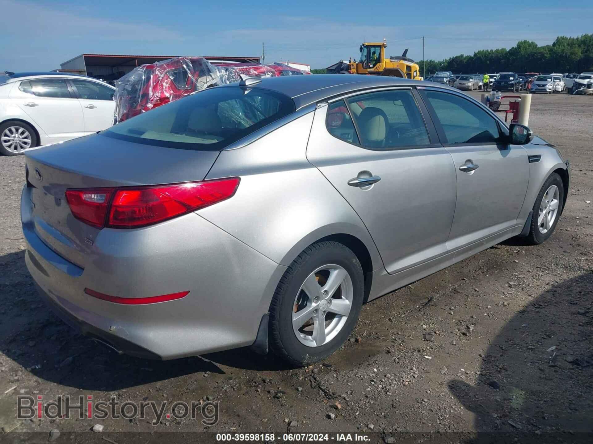 2015 KIA OPTIMA - VIN: 5XXGM4A75FG446609 - Фото 4