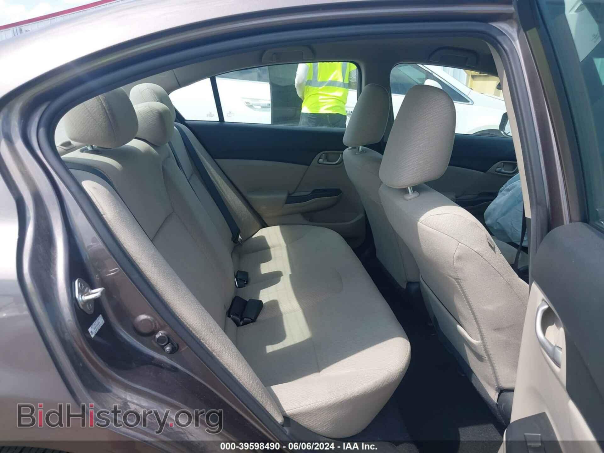 2013 HONDA CIVIC - VIN: 2HGFB2F53DH596789 - Фото 8