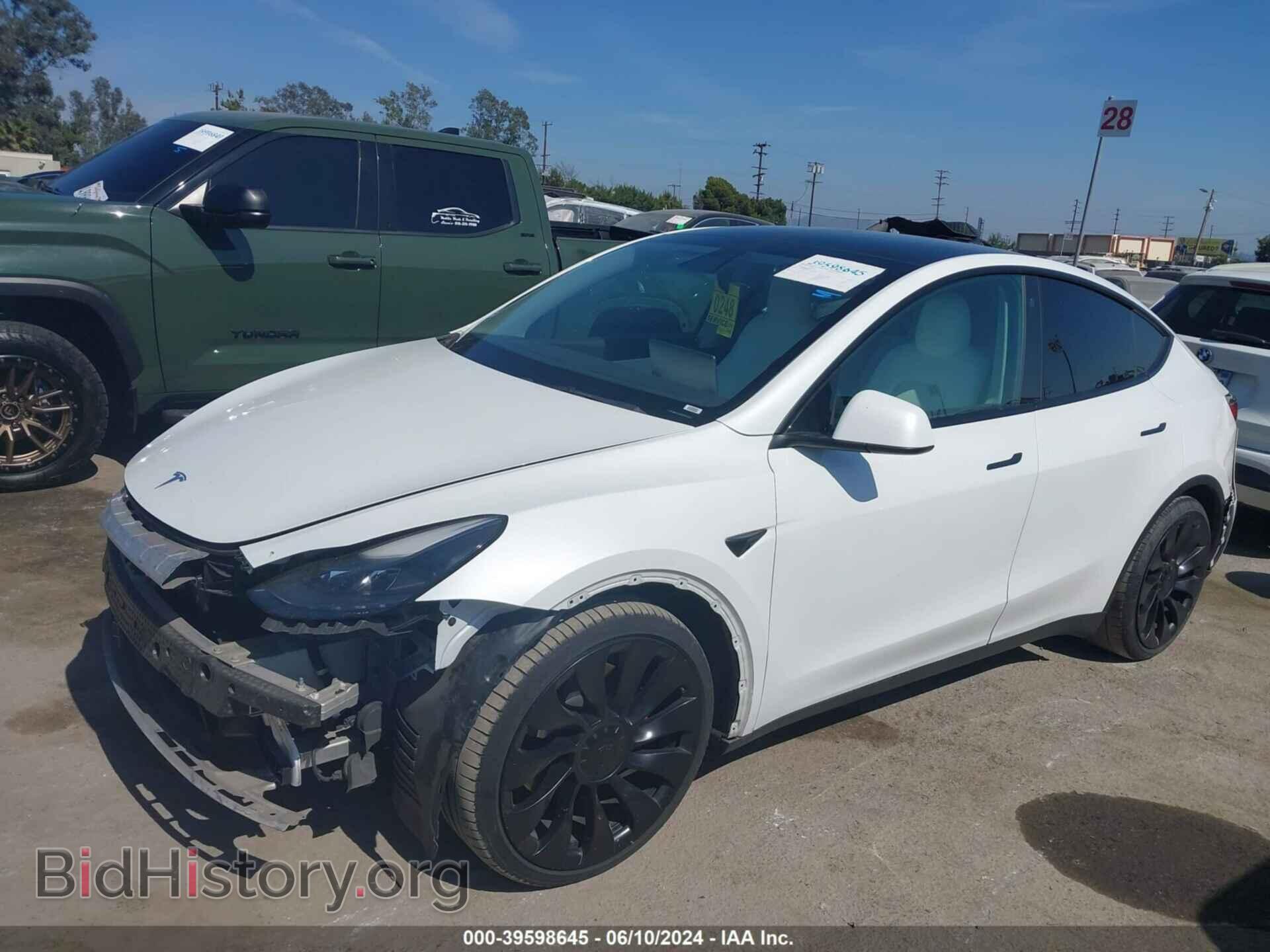 2021 TESLA MODEL Y - VIN: 5YJYGDEF3MF272035 - Фото 2