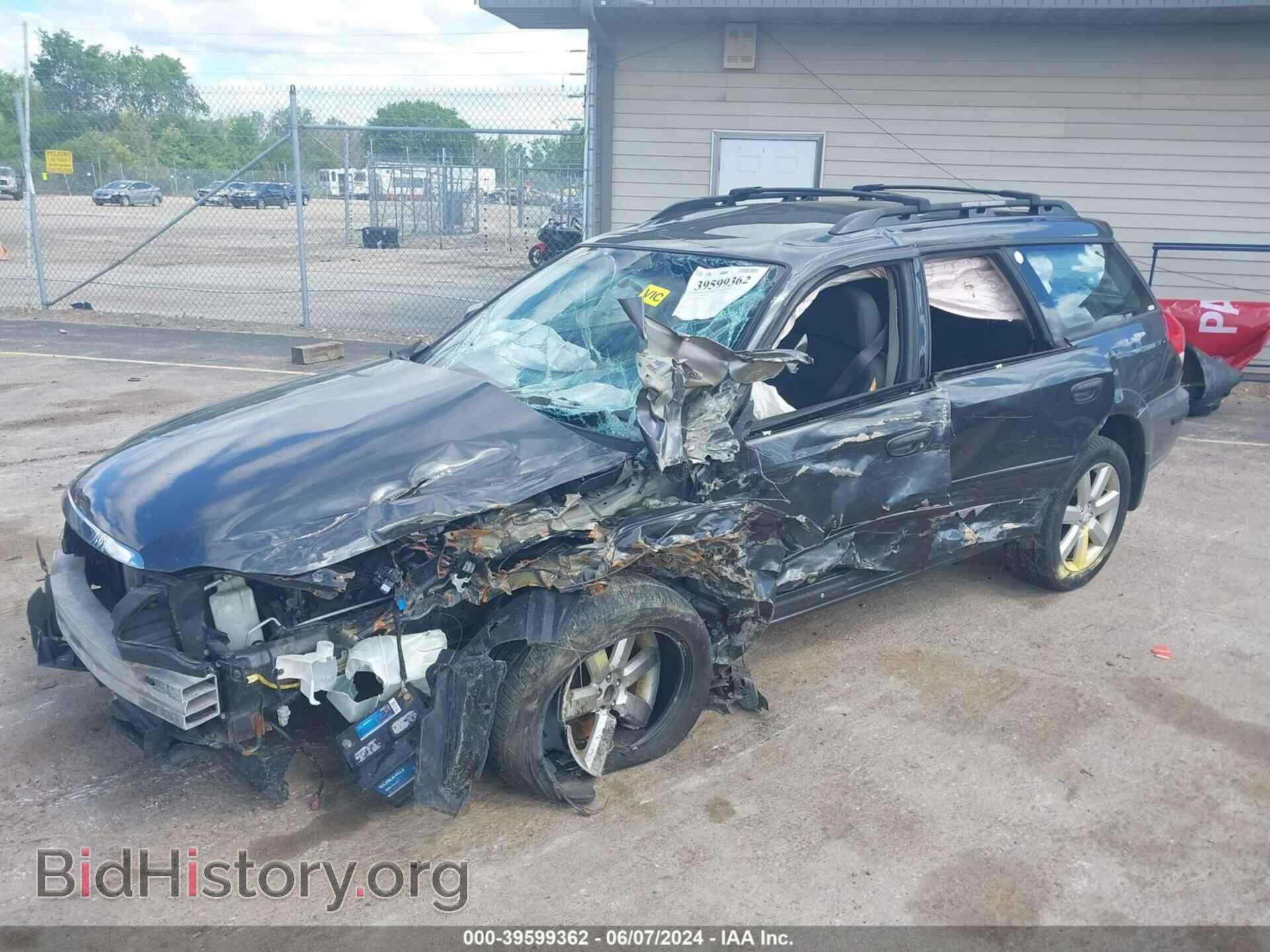 2009 SUBARU OUTBACK - VIN: 4S4BP61C497338159 - Фото 2