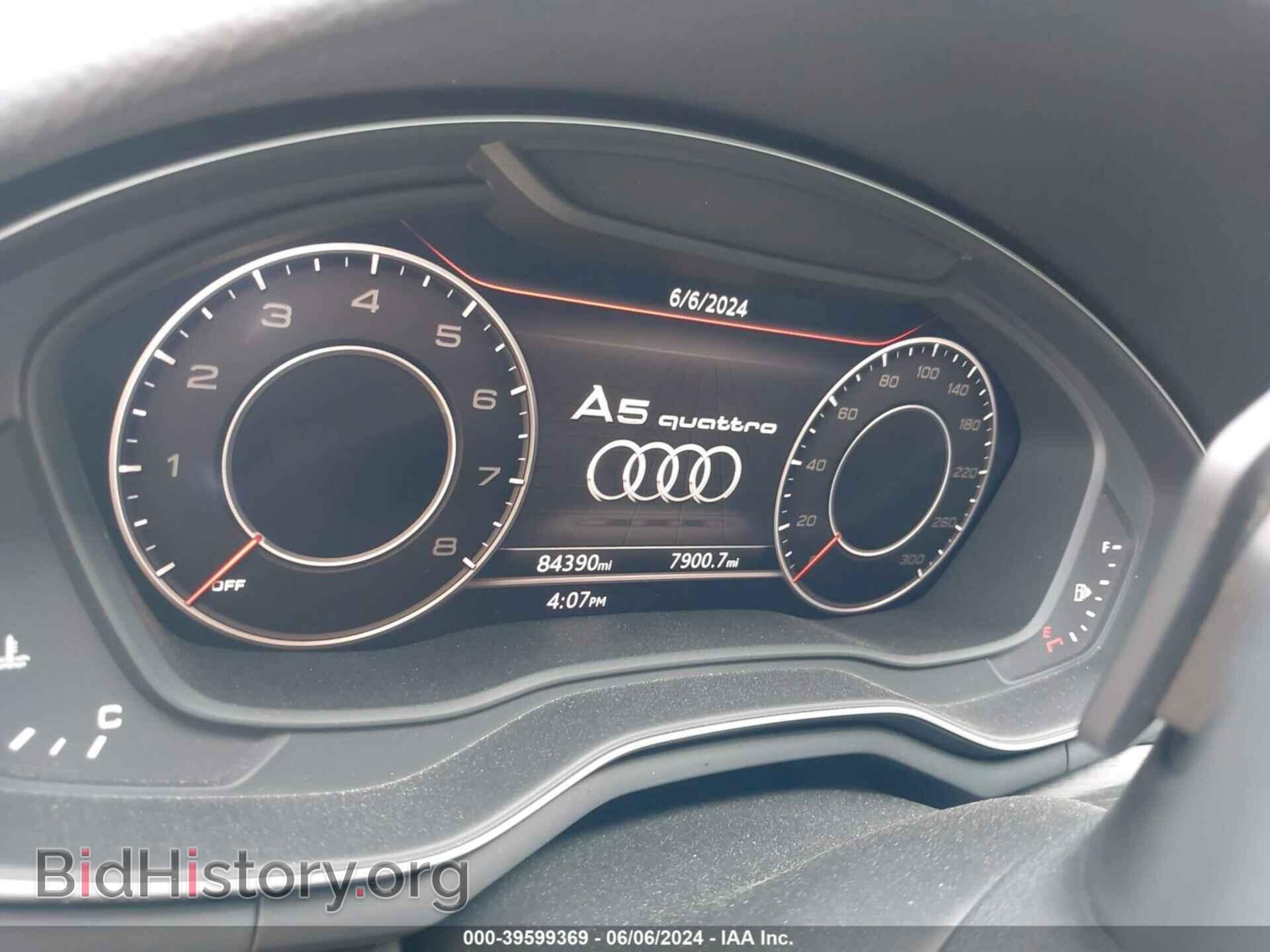 2018 AUDI A5 - VIN: WAUENCF55JA072302 - Фото 7