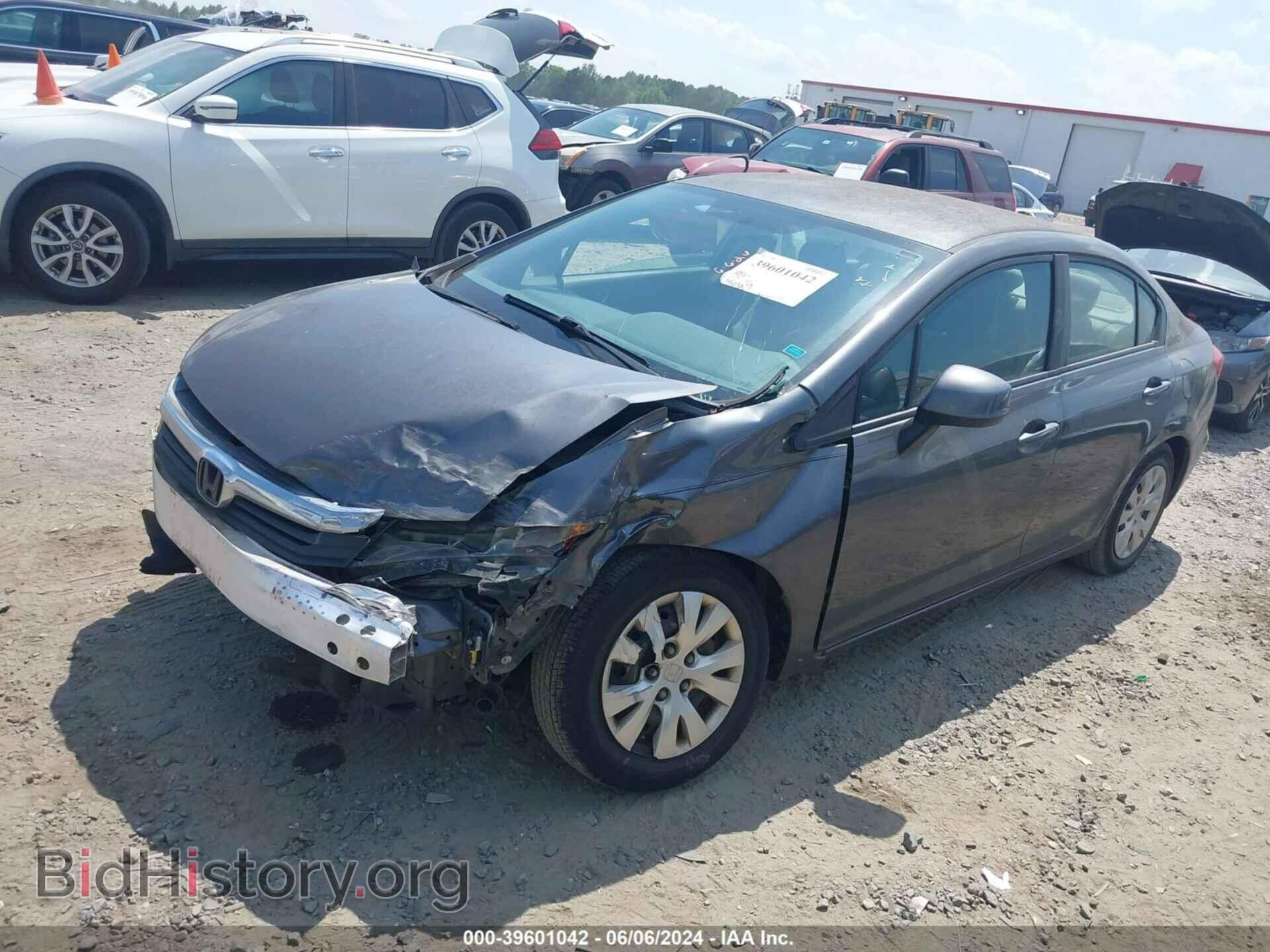 2012 HONDA CIVIC - VIN: 19XFB2F54CE066324 - Photo 2