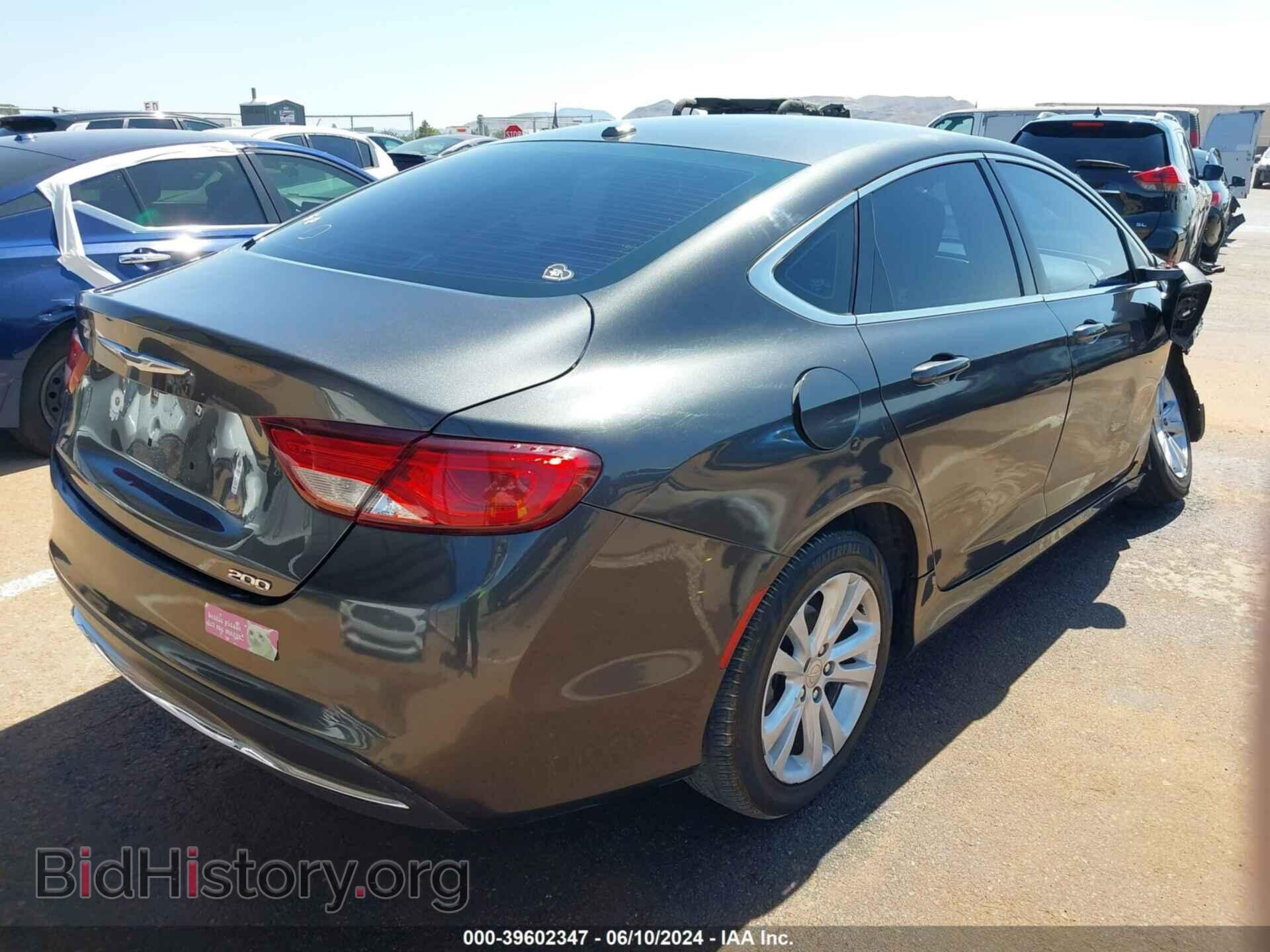 2015 CHRYSLER 200 - VIN: 1C3CCCAB6FN664356 - Фото 4