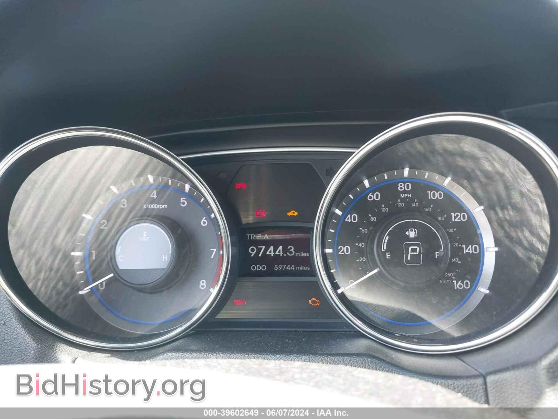 2013 HYUNDAI SONATA - VIN: 5NPEC4AB1DH787151 - Фото 7