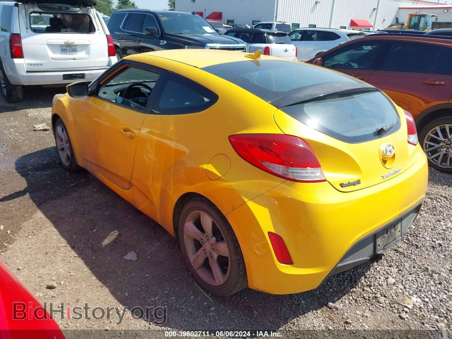 2012 HYUNDAI VELOSTER - VIN: KMHTC6AD4CU026604 - Фото 3