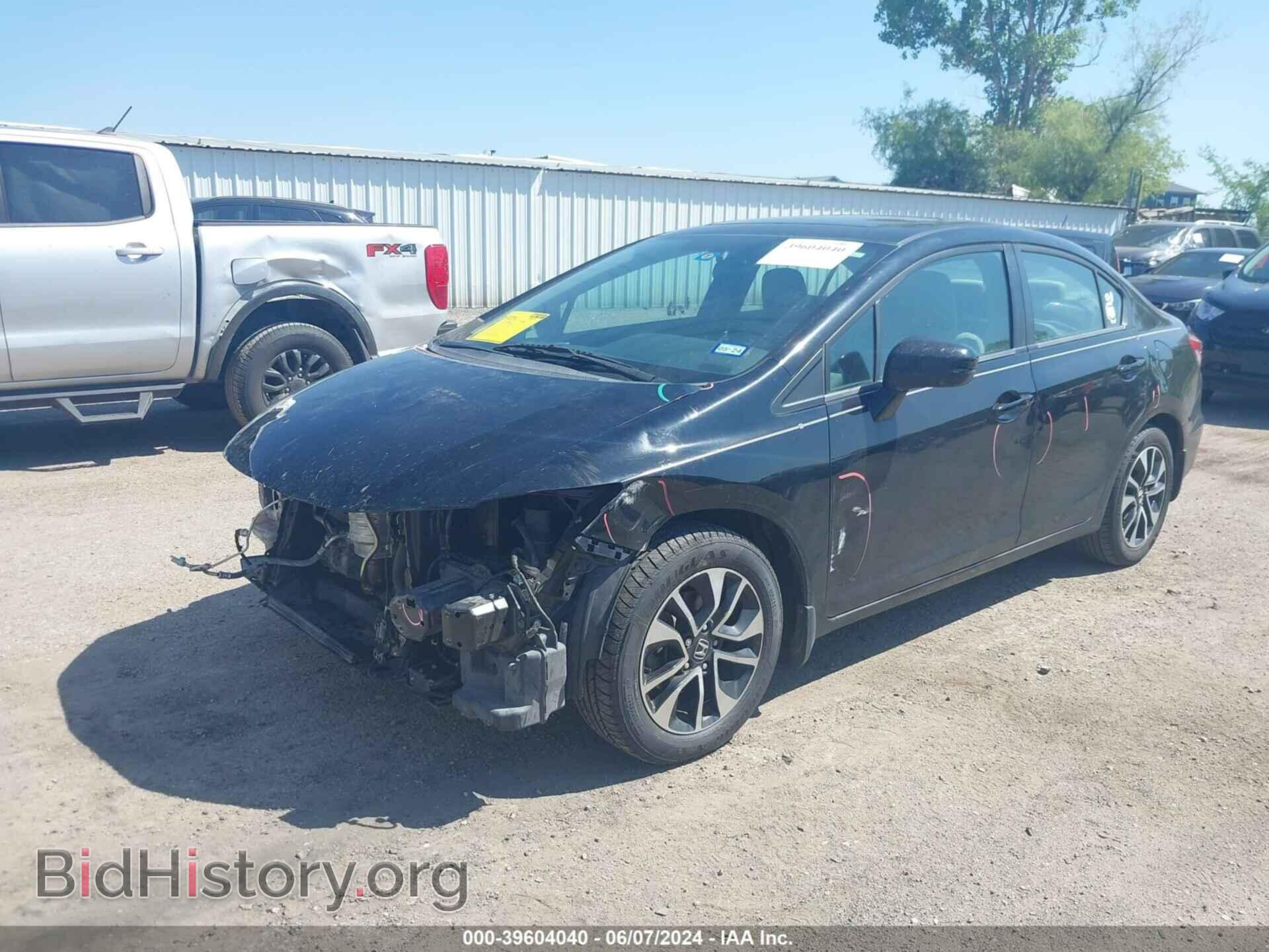 2015 HONDA CIVIC - VIN: 19XFB2F81FE074413 - Фото 2