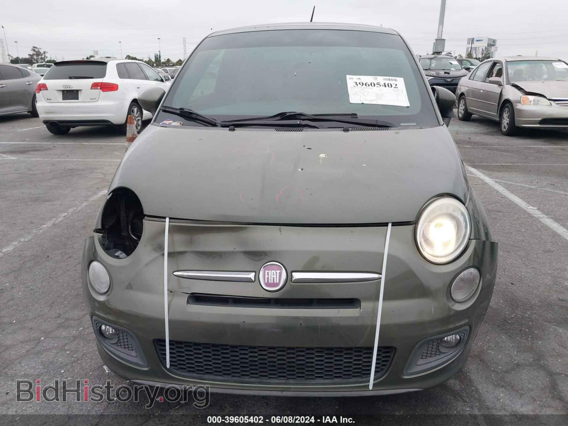 2012 FIAT 500 - VIN: 3C3CFFBR4CT385679 - Фото 6