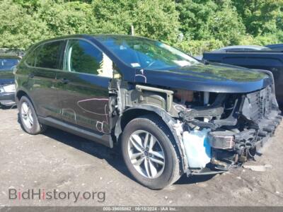 2015 Ford EDGE SEL, black — VIN 2FMTK4J99FBB94171, IAAI