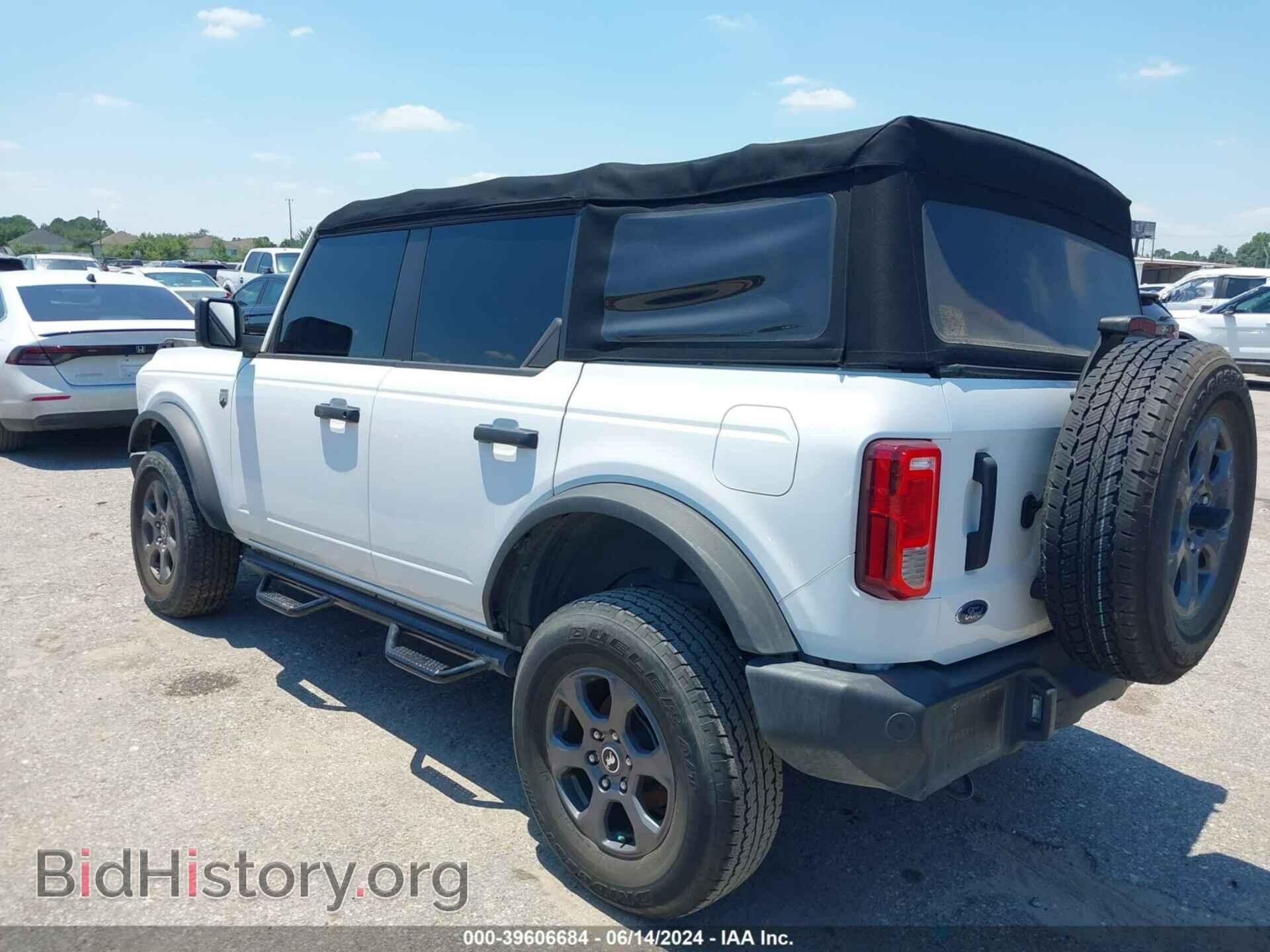 2022 FORD BRONCO - VIN: 1FMEE5BPXNLB40332 - Фото 3