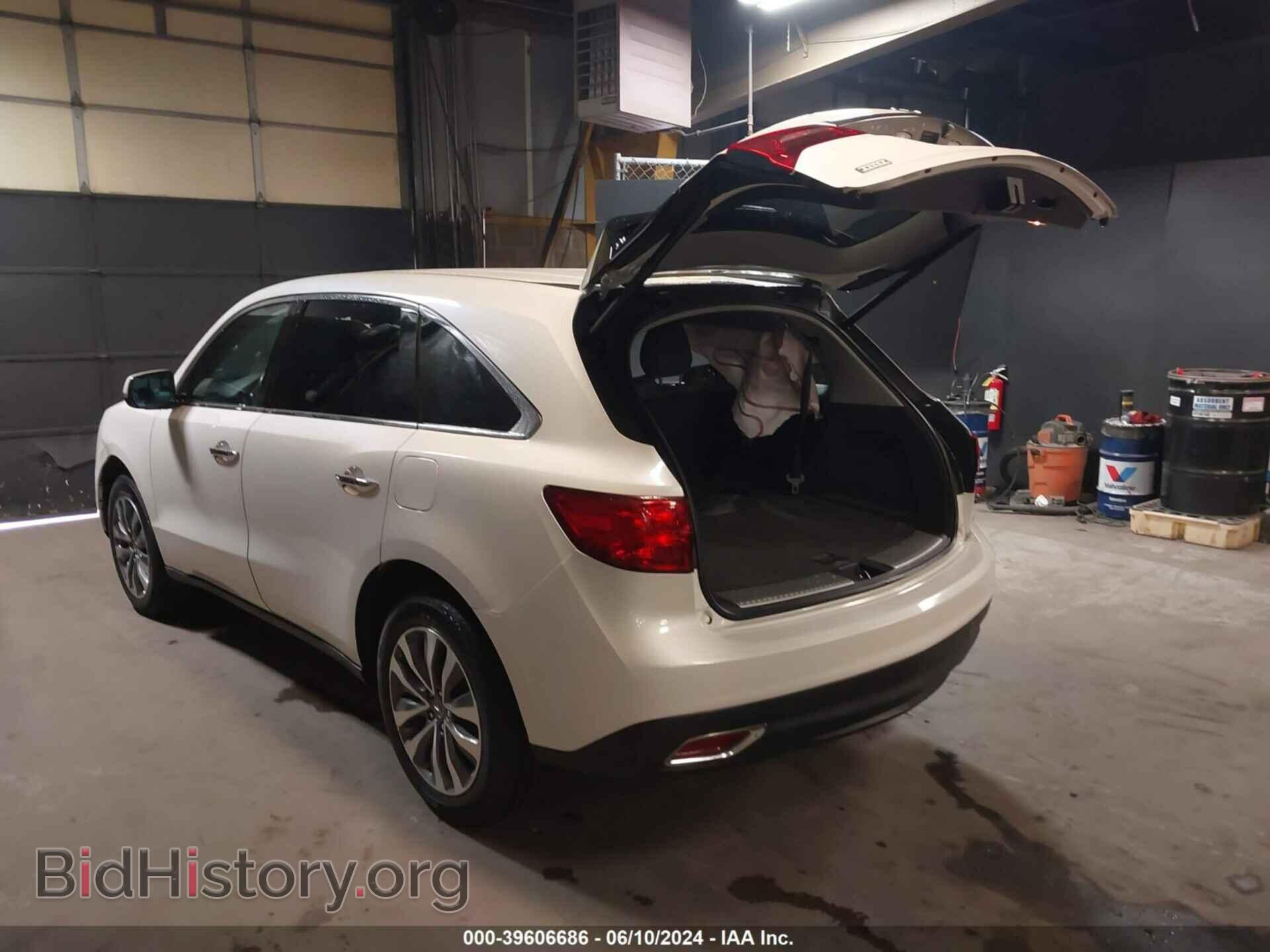2014 ACURA MDX - VIN: 5FRYD4H43EB011619 - Фото 3