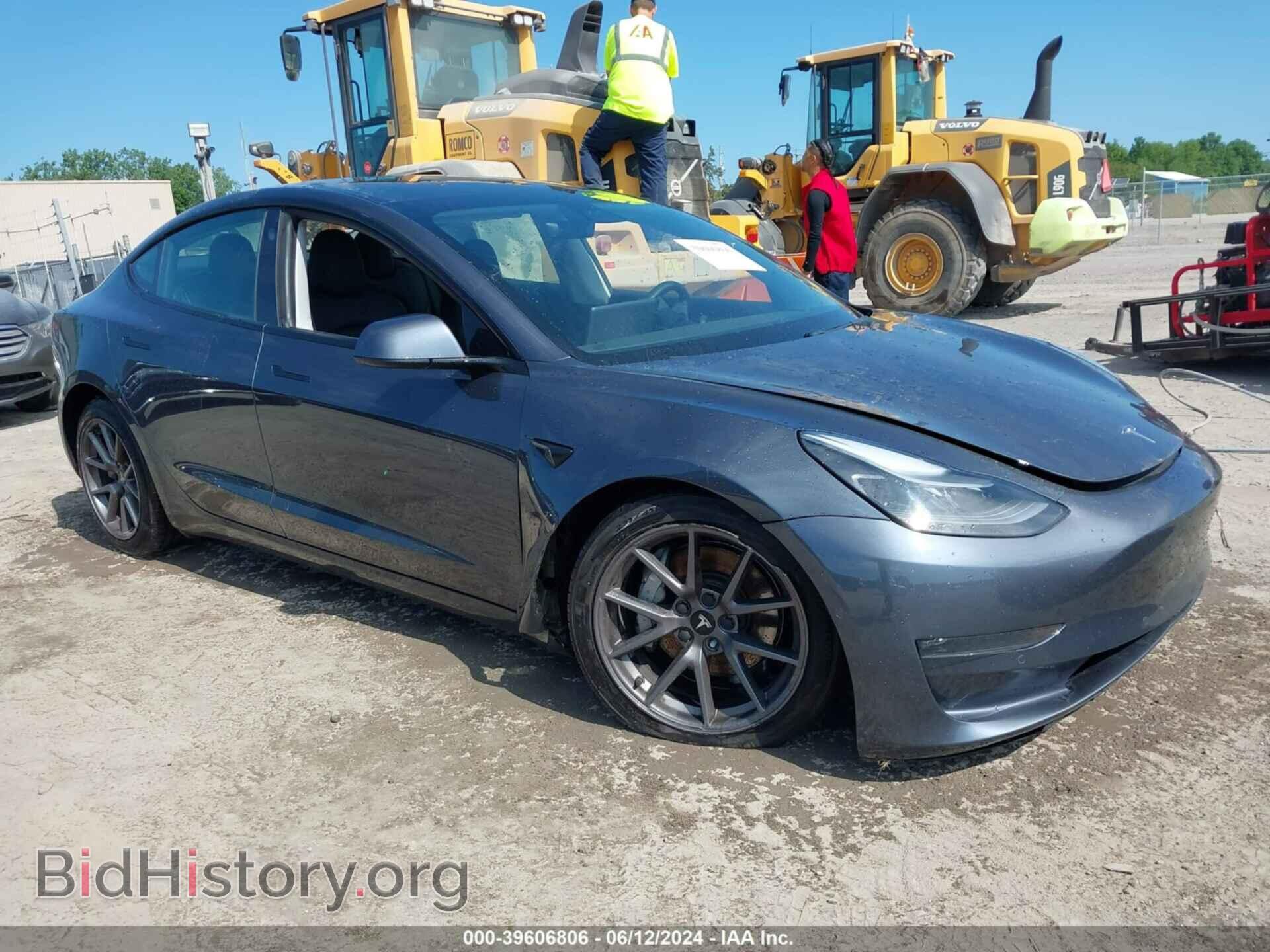Photo 5YJ3E1EB4MF050387 - TESLA MODEL 3 2021