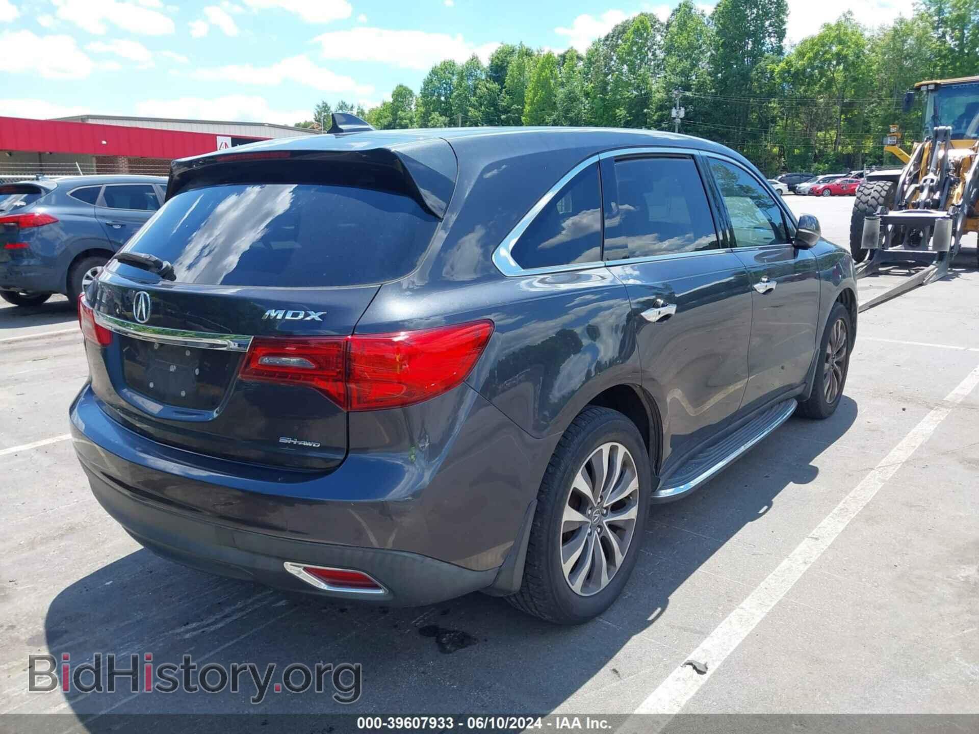 2014 ACURA MDX - VIN: 5FRYD4H46EB017639 - Фото 4