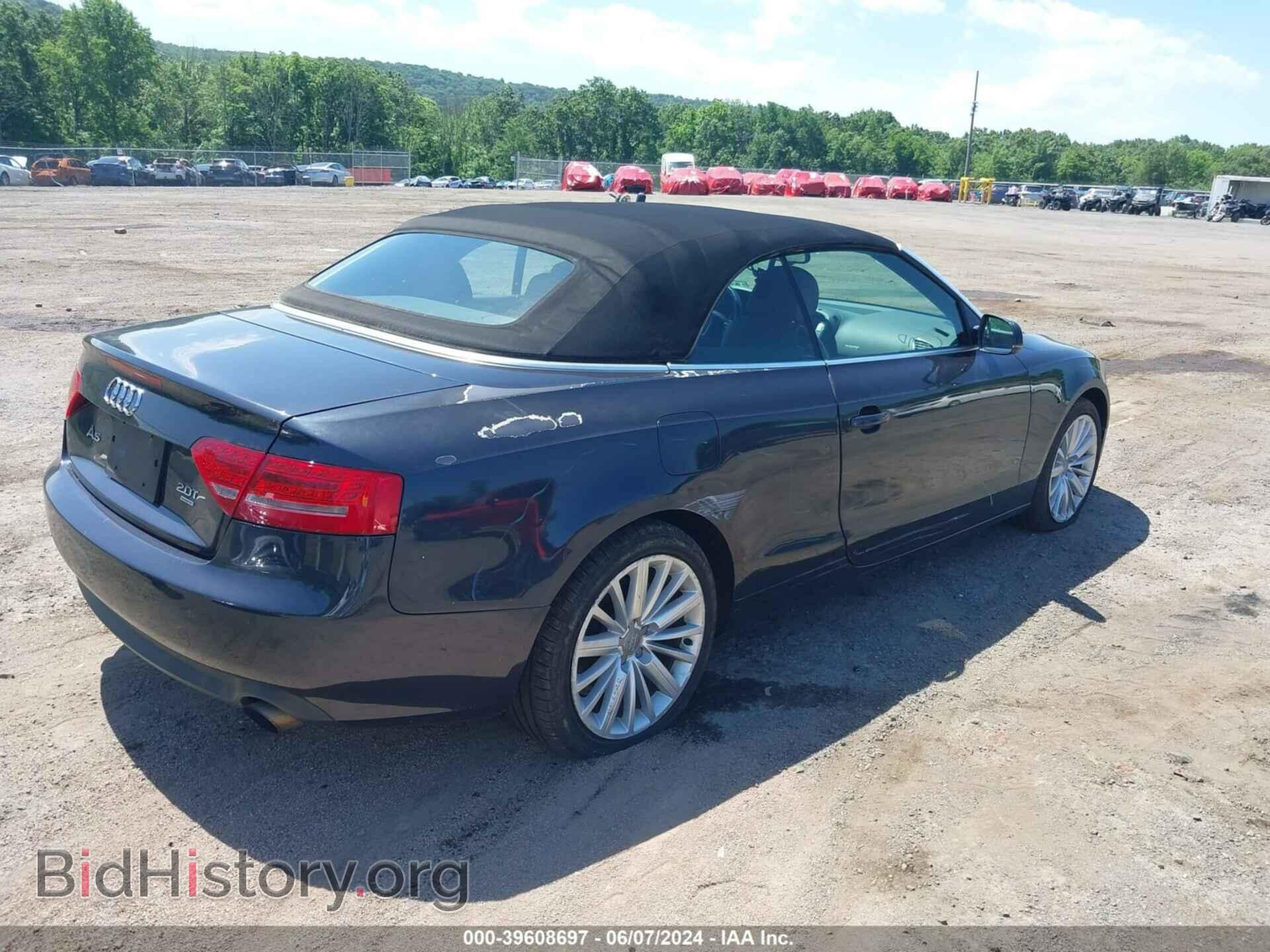 2012 AUDI A5 - VIN: WAULFAFH4CN007780 - Photo 4