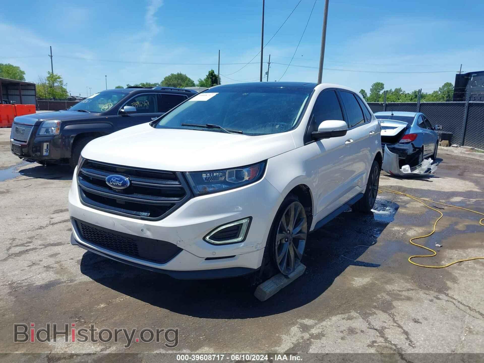 2016 FORD EDGE - VIN: 2FMPK4AP9GBC66343 - Фото 2