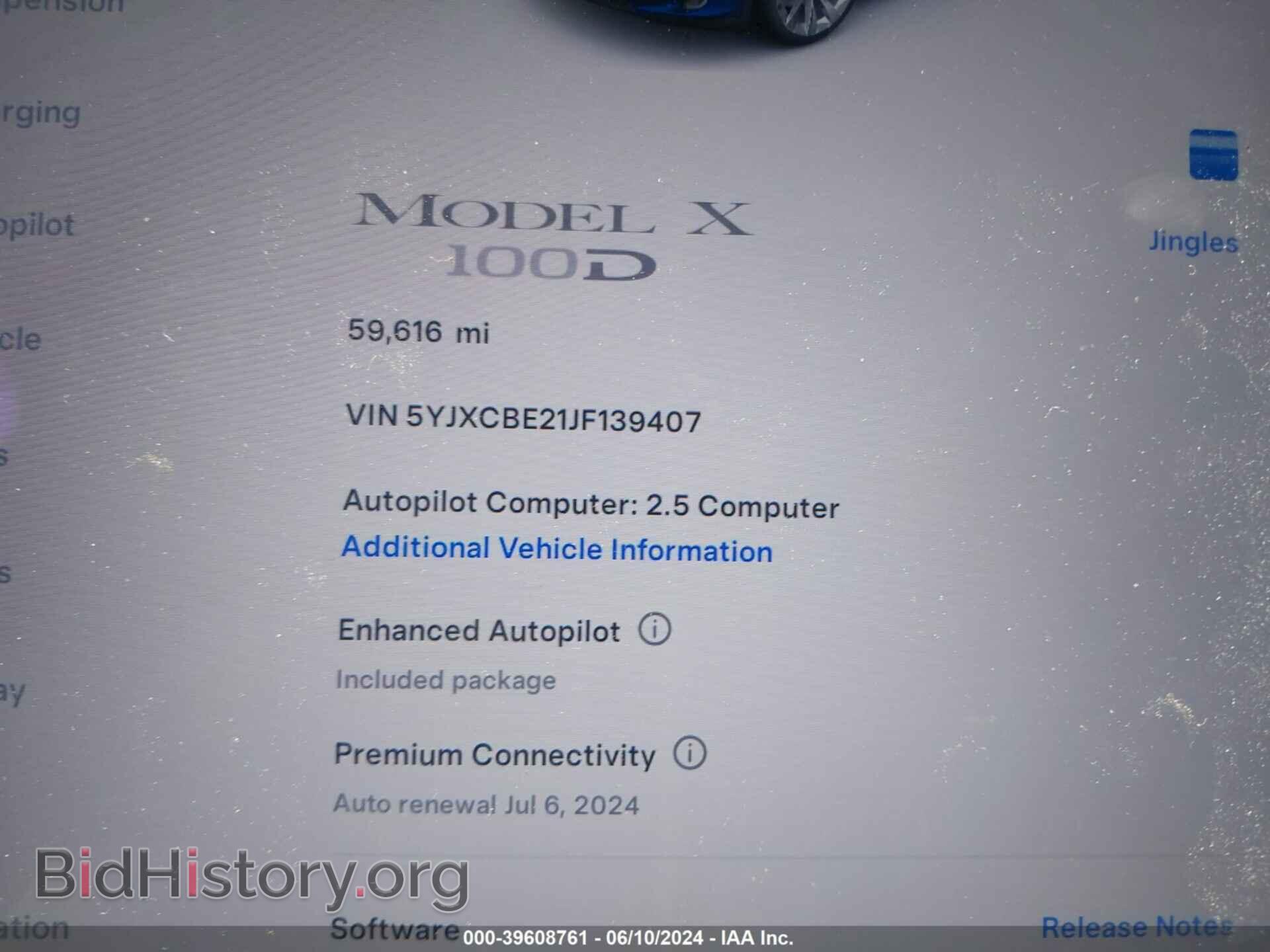 2018 TESLA MODEL X - VIN: 5YJXCBE21JF139407 - Photo 7