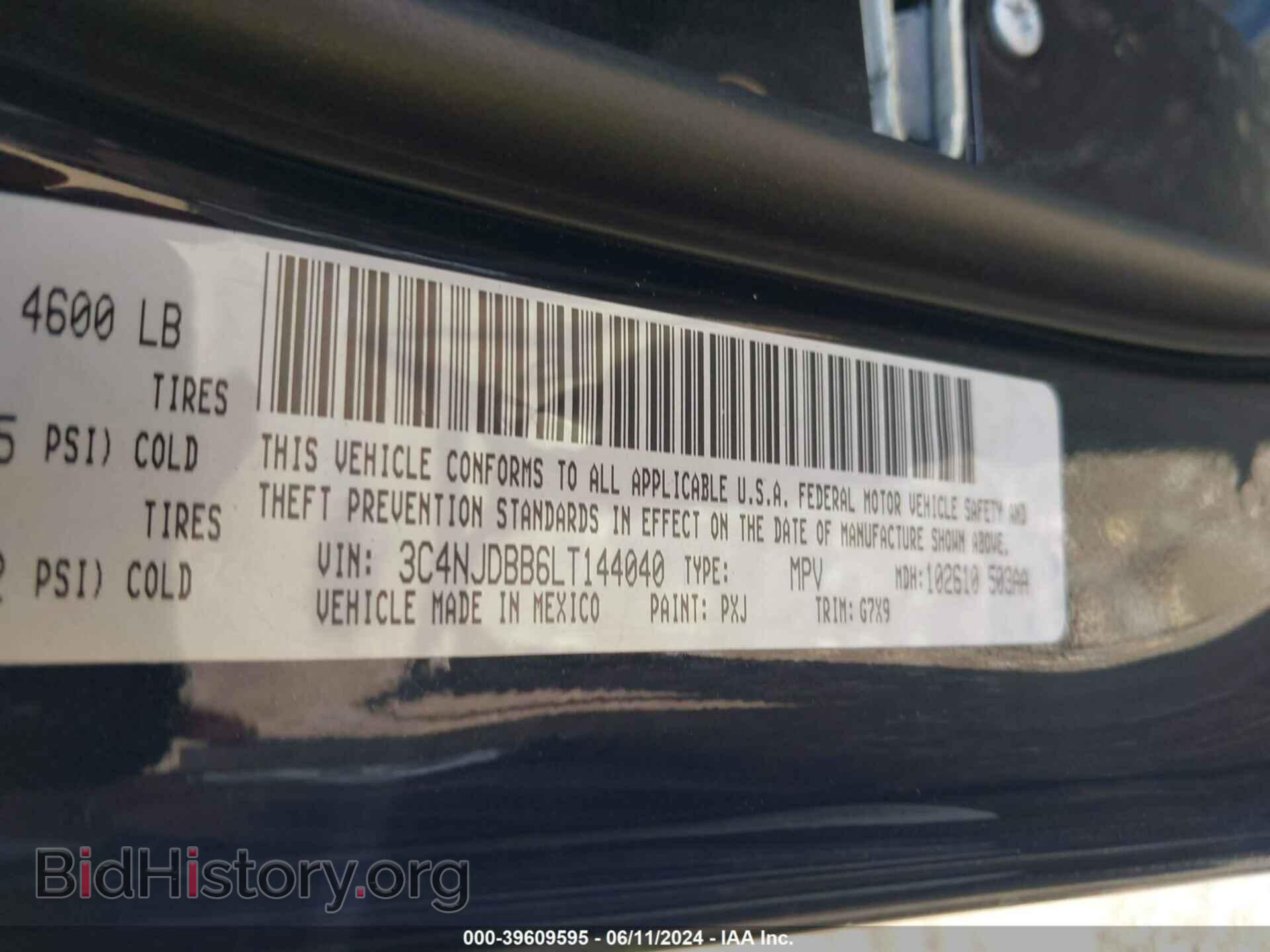 2020 JEEP COMPASS - VIN: 3C4NJDBB6LT144040 - Фото 9