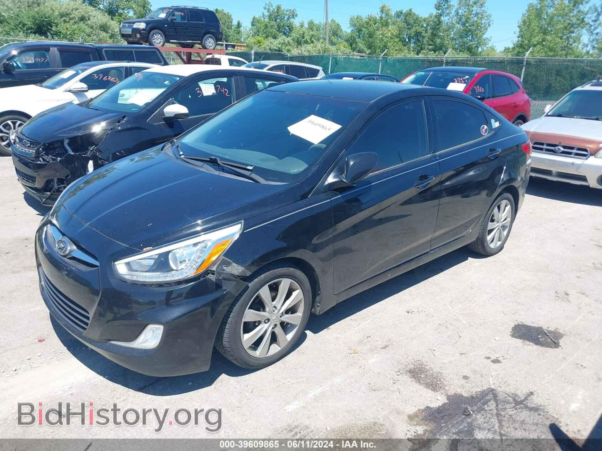 2014 HYUNDAI ACCENT - VIN: KMHCU4AE1EU608656 - Фото 2