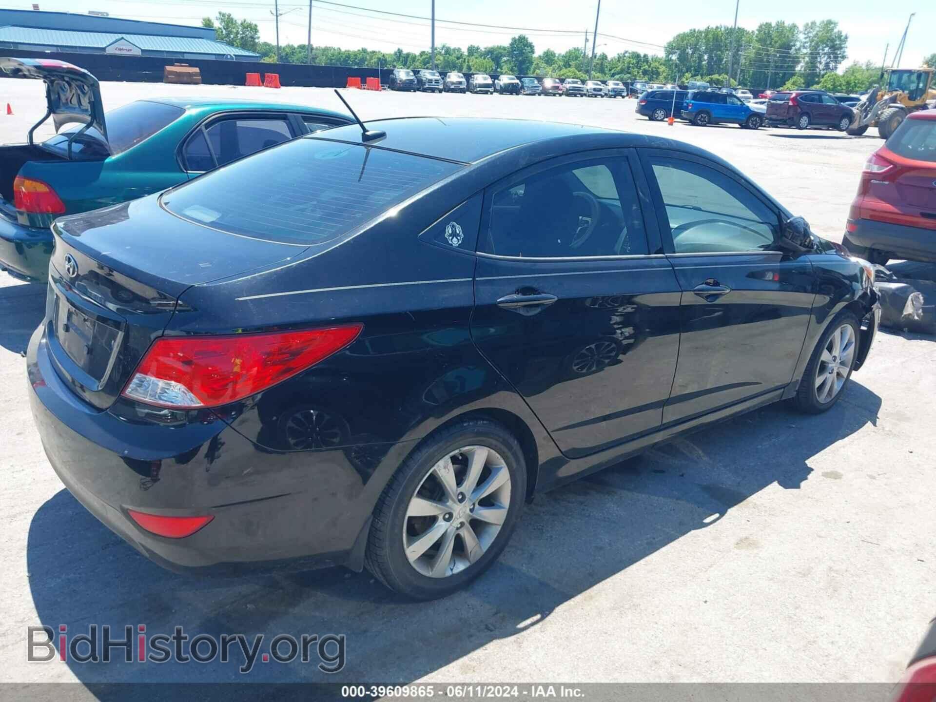 2014 HYUNDAI ACCENT - VIN: KMHCU4AE1EU608656 - Фото 4