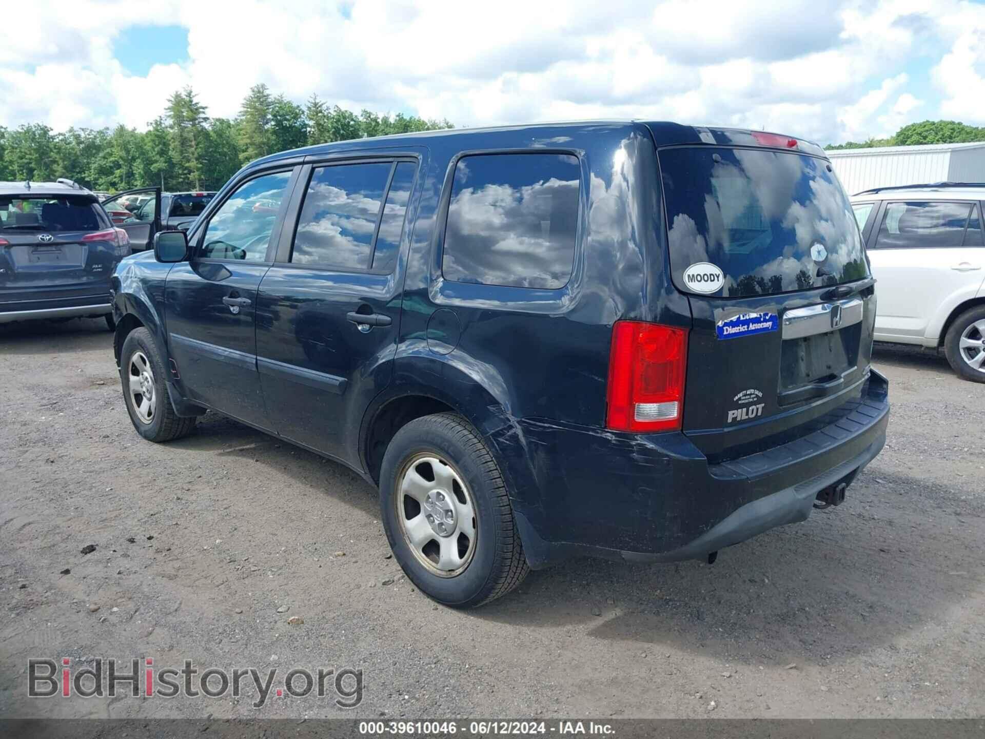 2012 HONDA PILOT - VIN: 5FNYF4H24CB013256 - Фото 3