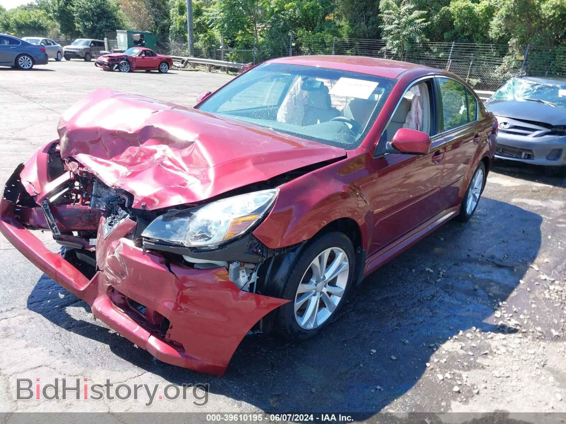 2013 SUBARU LEGACY - VIN: 4S3BMDA61D2018220 - Фото 2