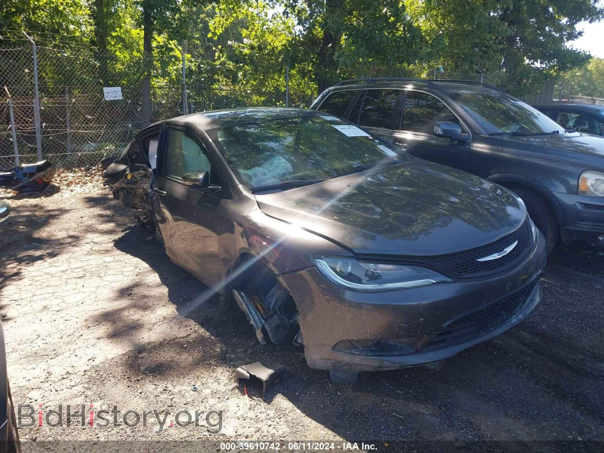 Фотография 1C3CCCBB6FN760390 - CHRYSLER 200 2015