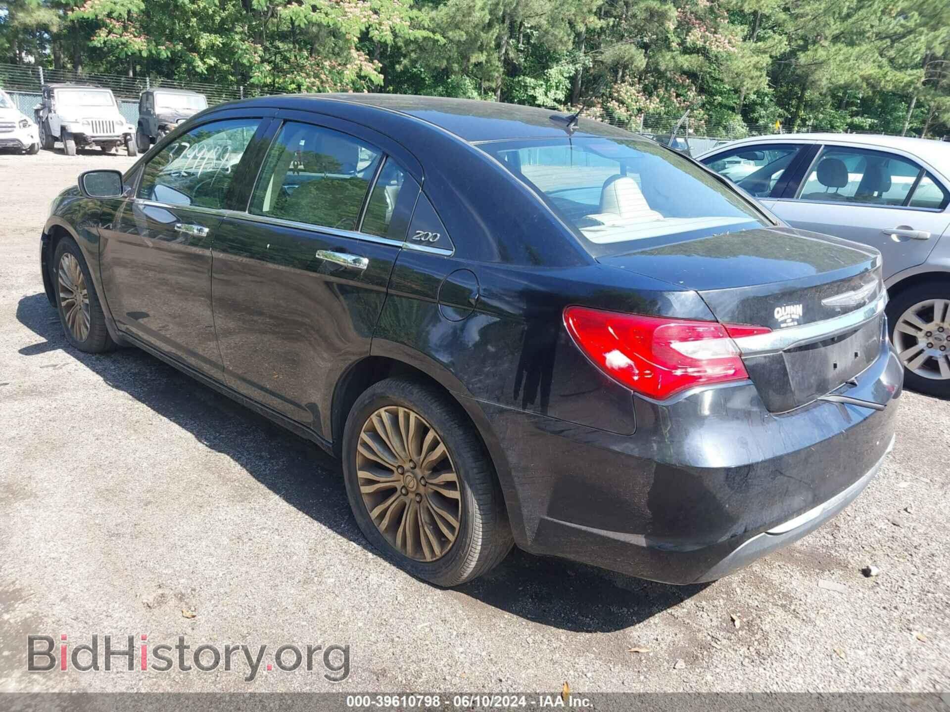 2012 CHRYSLER 200 - VIN: 1C3CCBCG5CN127850 - Фото 3