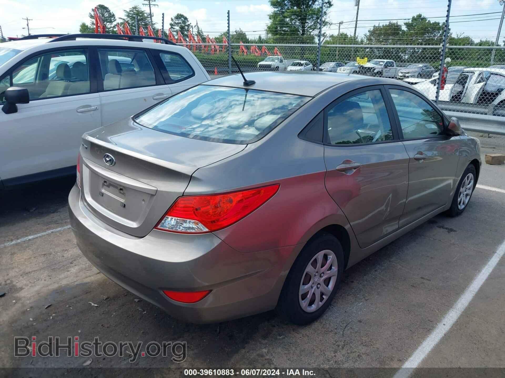 2013 HYUNDAI ACCENT - VIN: KMHCT4AE2DU407768 - Фото 4